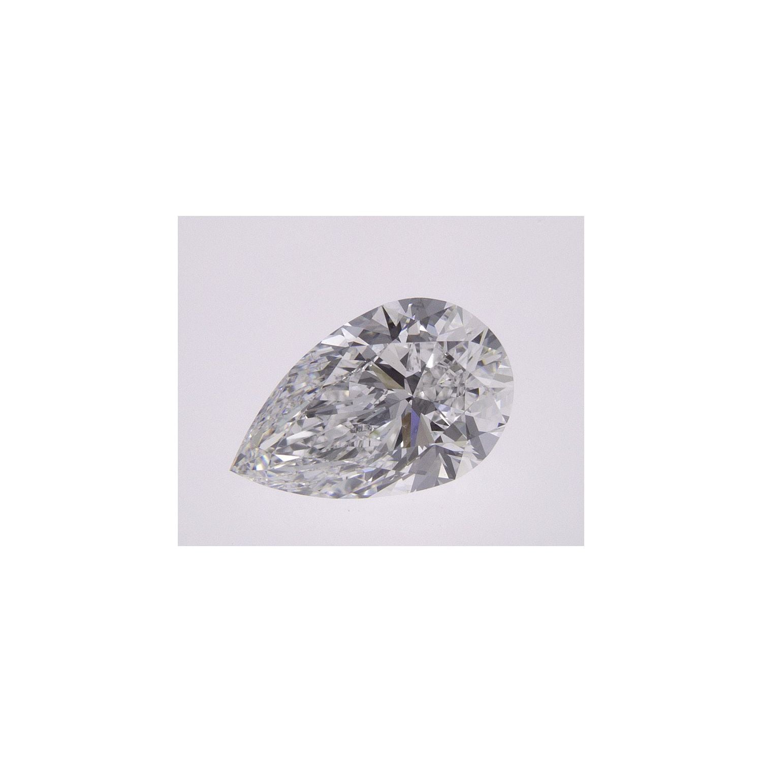 1.50 ct Pear Natural Diamond – D SI1 – Faceted Cut – GIA Certified — Sapphire Row