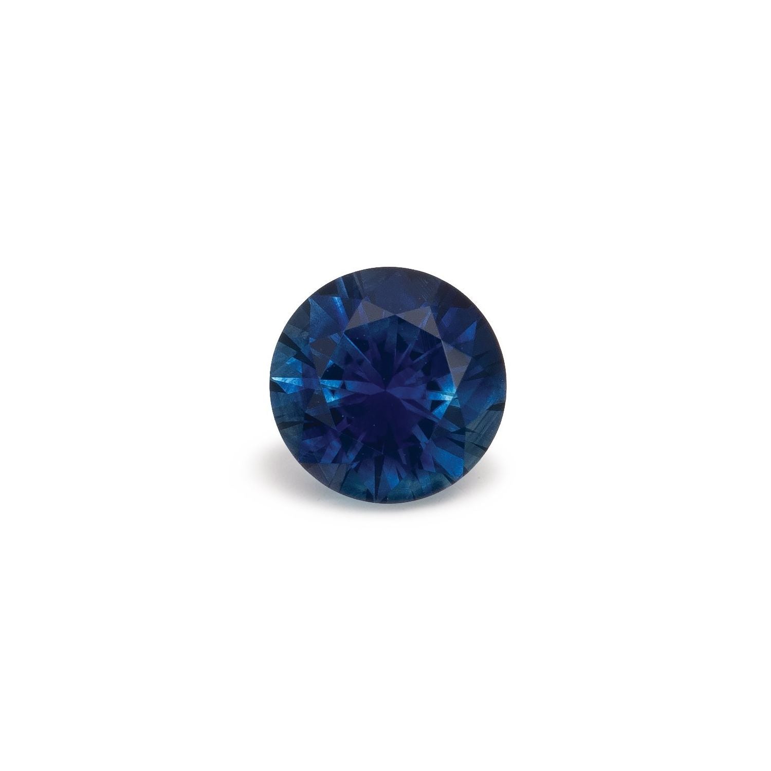 0.97 ct Round Natural Natural Sapphire Sapphire – Faceted Cut – N/A Certified — Sapphire Row