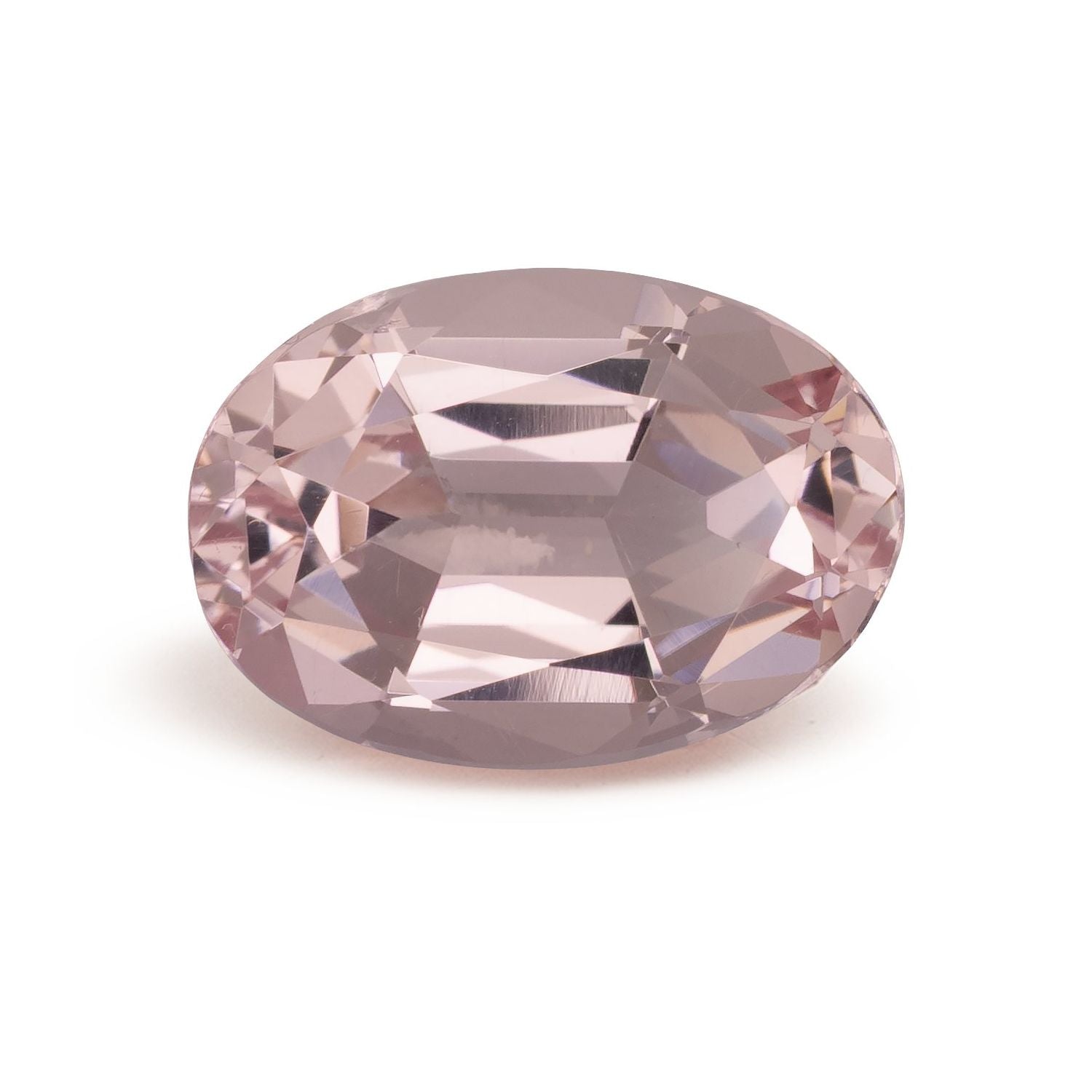 3.98 ct Oval Natural Natural Morganite Morganite – Faceted Cut – N/A Certified — Sapphire Row
