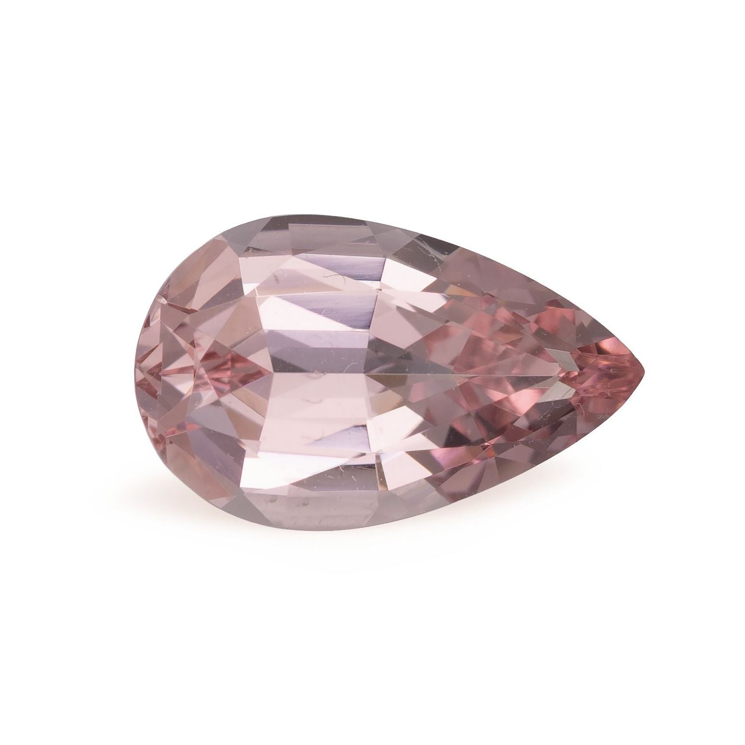 3.08 ct Pear Natural Natural Morganite Morganite – Faceted Cut – N/A Certified — Sapphire Row