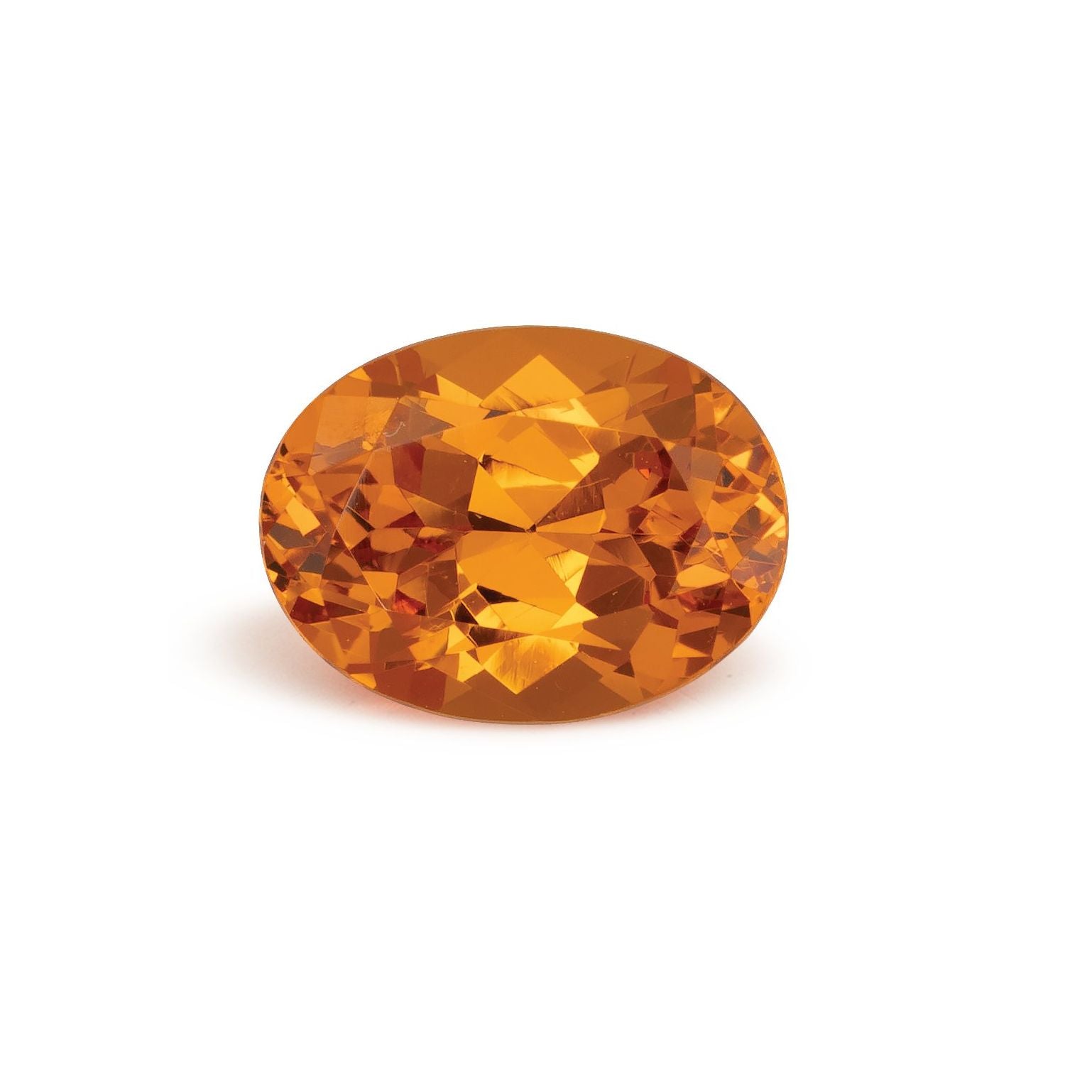 3.12 ct Oval Natural Natural Spessartite Garnet Spessartite Garnet – Faceted Cut – N/A Certified — Sapphire Row