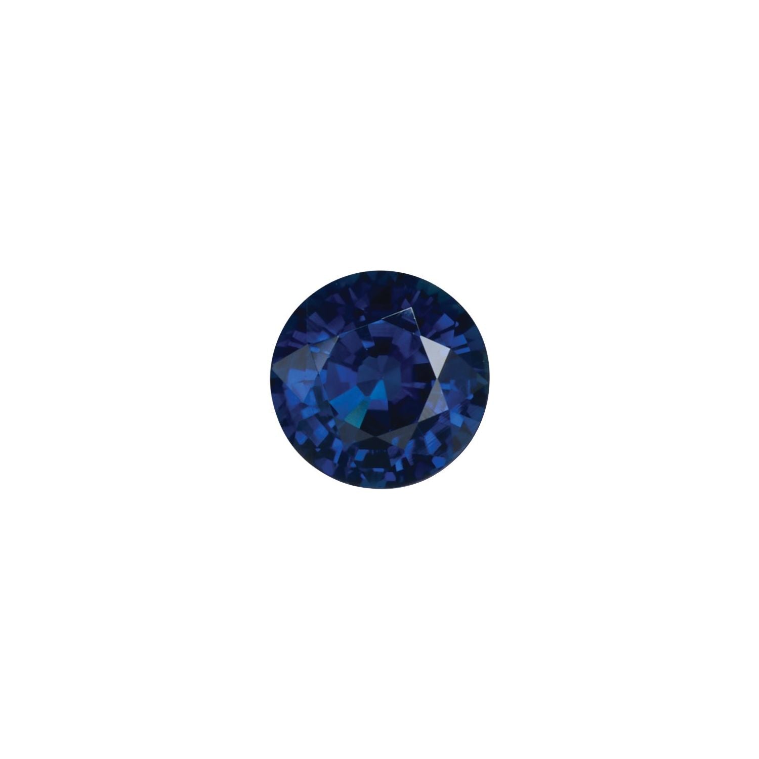 4 mm Round Natural Blue Sapphire – Faceted Cut – A Quality — Sapphire Row