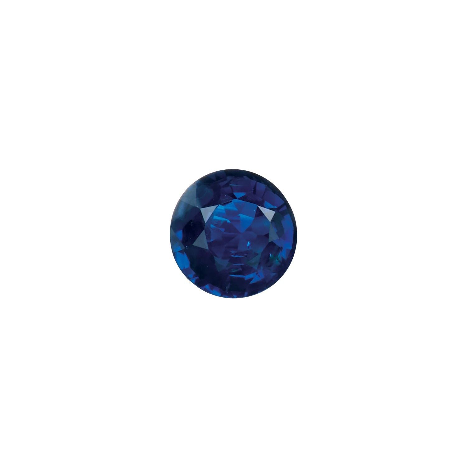 4 mm Round Natural Blue Sapphire – Faceted Cut – Commercial Quality — Sapphire Row