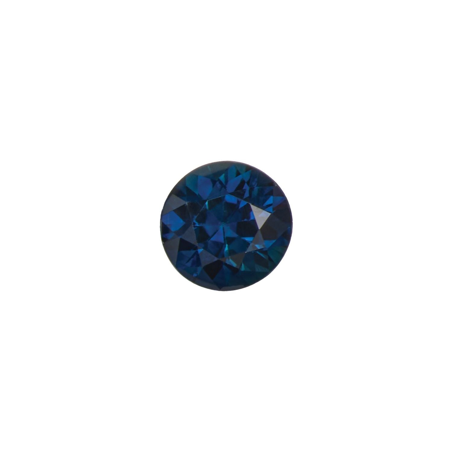 4 mm Round Natural Blue Sapphire – Faceted Diamond-Cut – B Quality — Sapphire Row