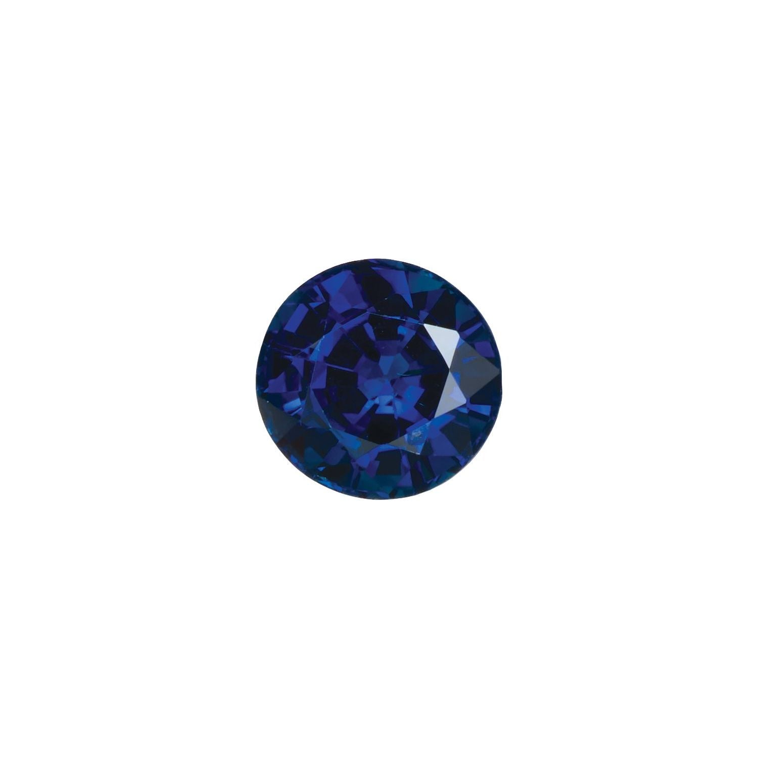 4.5 mm Round Natural Blue Sapphire – Faceted Cut – B Quality — Sapphire Row