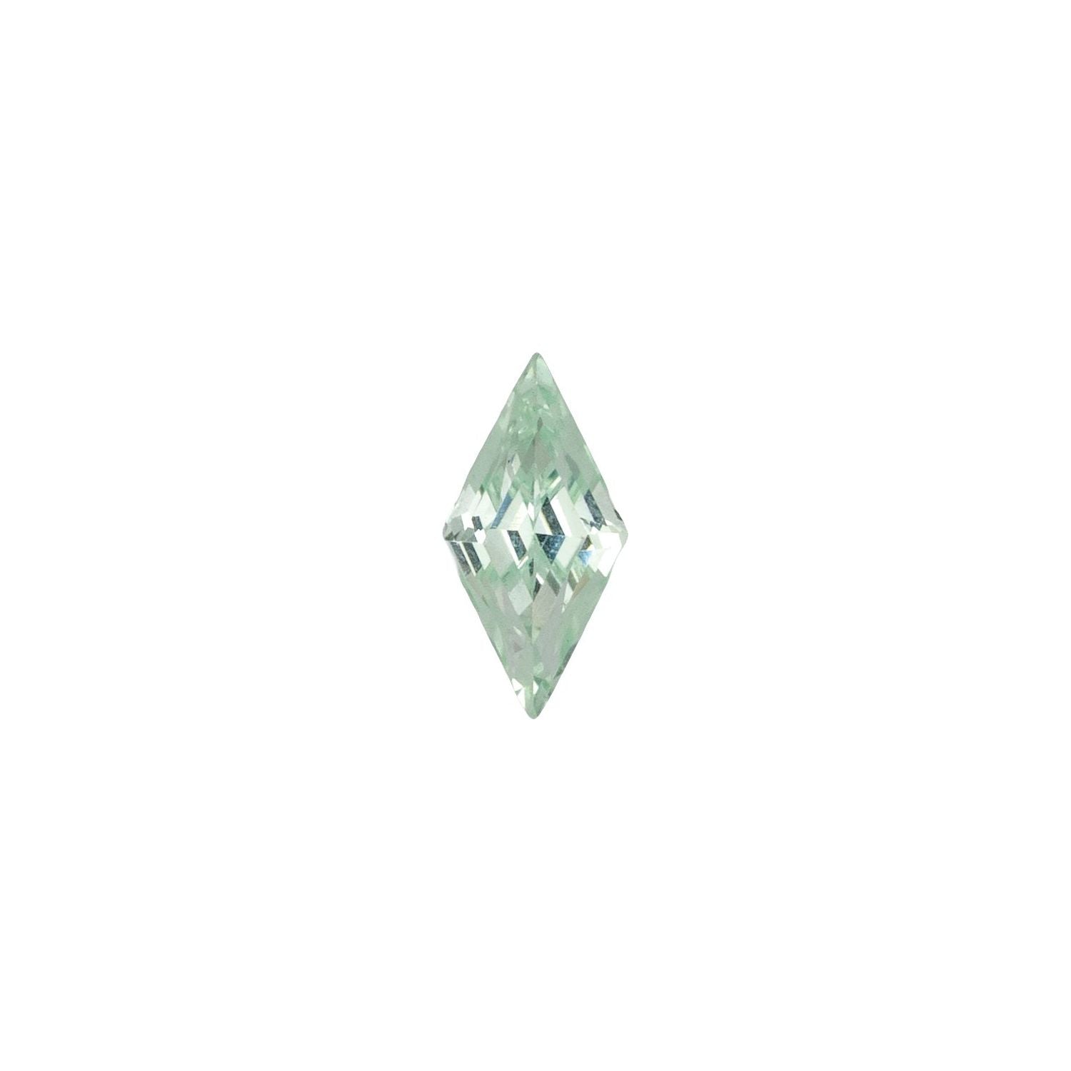 5x2.5 mm Lozenge Lab-Grown Mint Green Sapphire – Step-Cut – Eye-Clean Quality — Sapphire Row