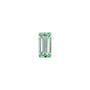 4x2 mm Straight Baguette Lab-Grown Mint Green Sapphire – Step-Cut – Eye-Clean Quality — Sapphire Row