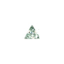 3 mm Triangle Lab-Grown Mint Green Sapphire – Step-Cut – Eye-Clean Quality — Sapphire Row