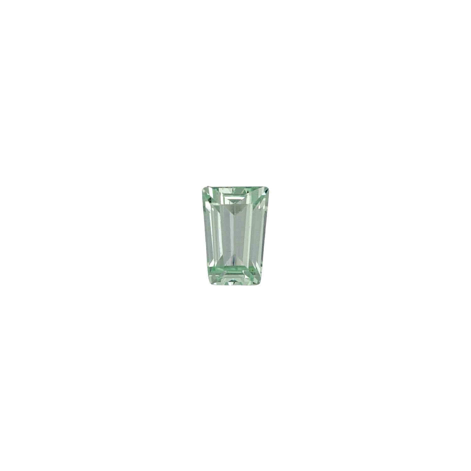 2x1.5 mm Tapered Baguette Lab-Grown Mint Green Sapphire – Step-Cut – Eye-Clean Quality — Sapphire Row