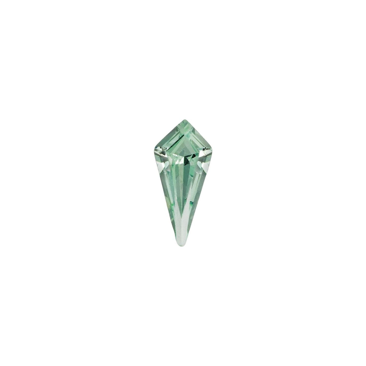 5x2.25 mm Kite Lab-Grown Mint Green Sapphire – Step-Cut – Eye-Clean Quality — Sapphire Row