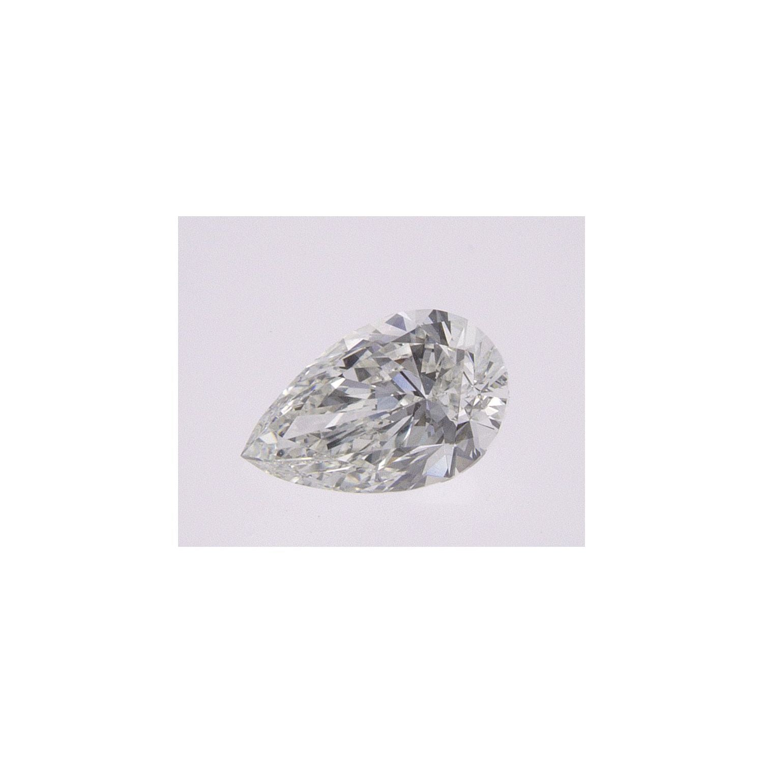 0.40 ct Pear Natural Diamond – I VS1 – Faceted Cut – GIA Certified — Sapphire Row