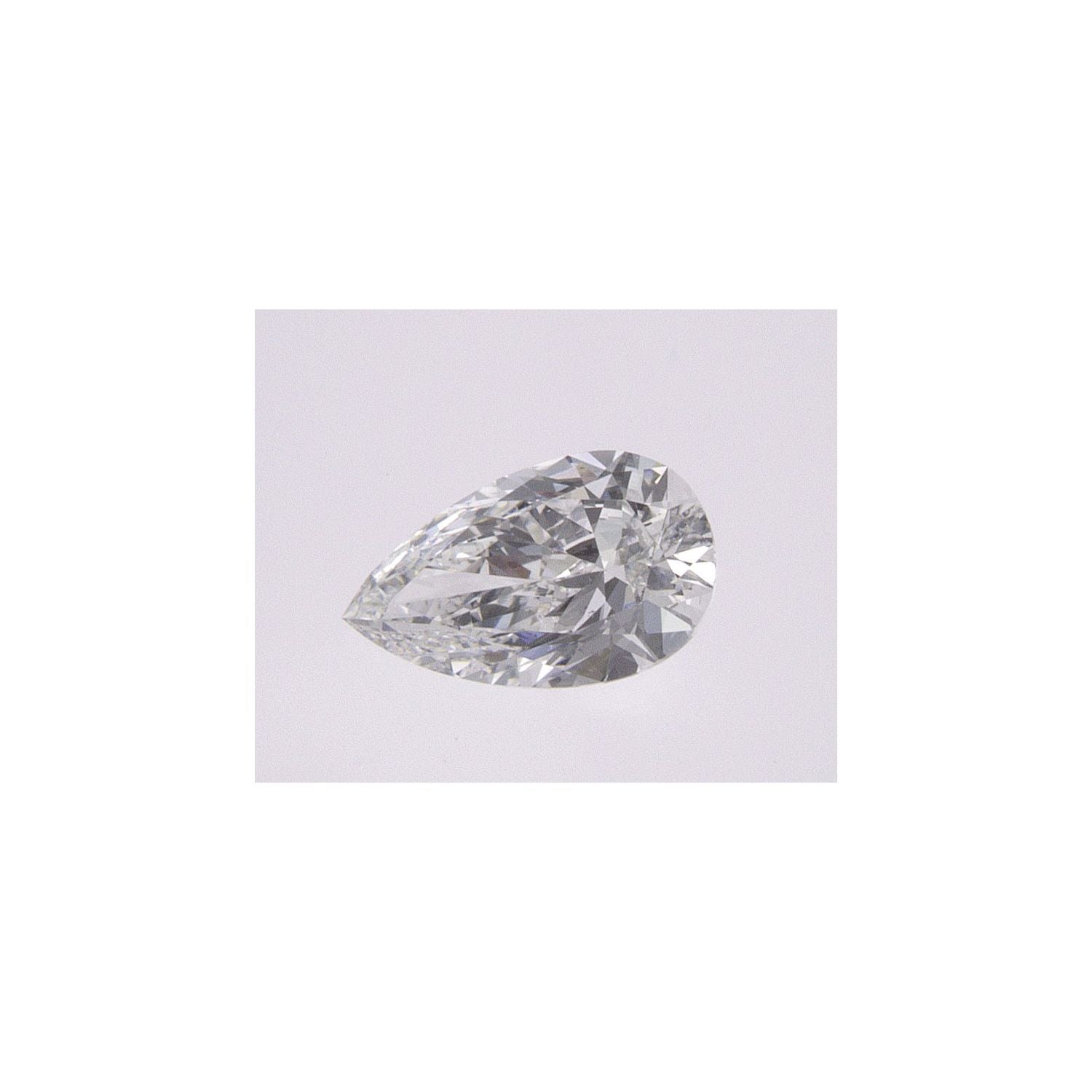0.32 ct Pear Natural Diamond – F SI1 – Faceted Cut – GIA Certified — Sapphire Row