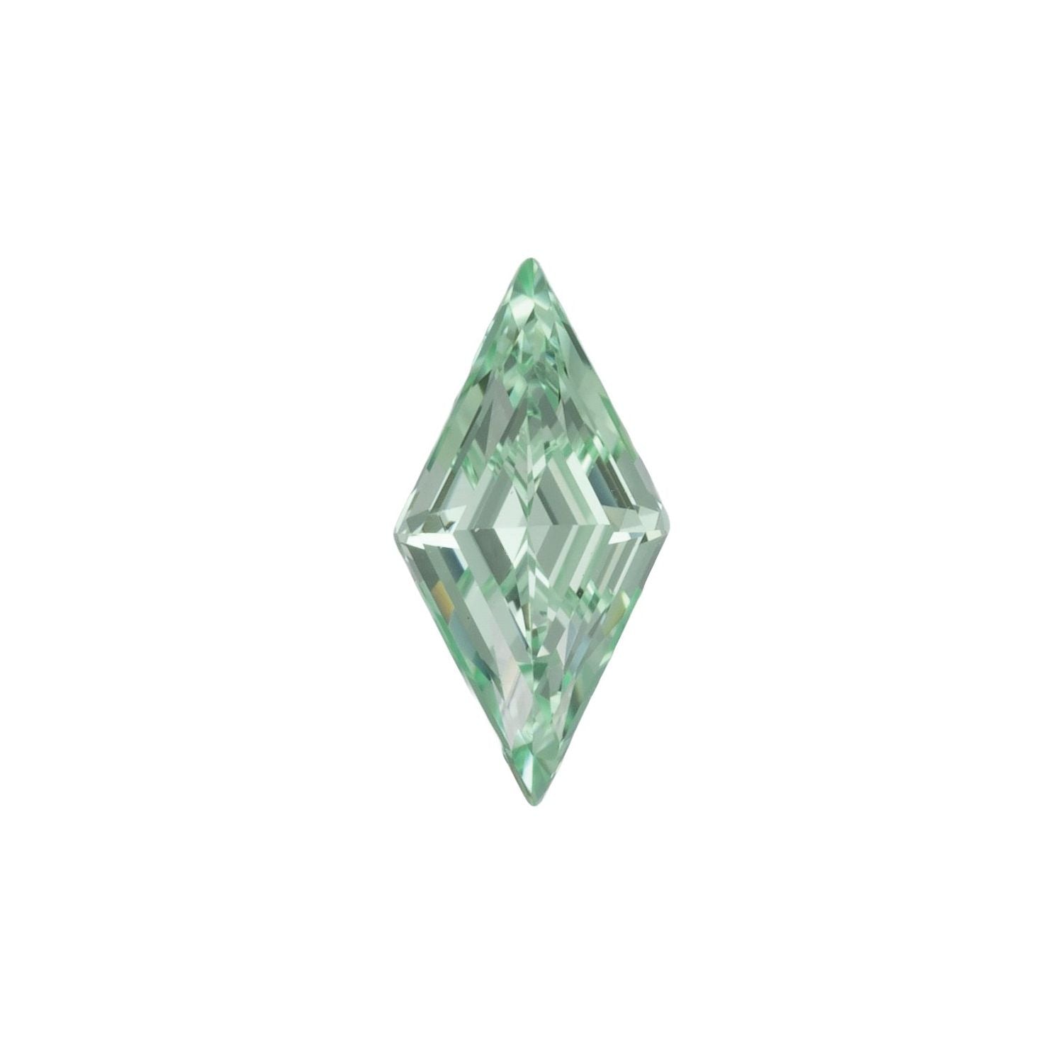 7x3.5 mm Lozenge Lab-Grown Mint Green Sapphire – Step-Cut – Eye-Clean Quality — Sapphire Row