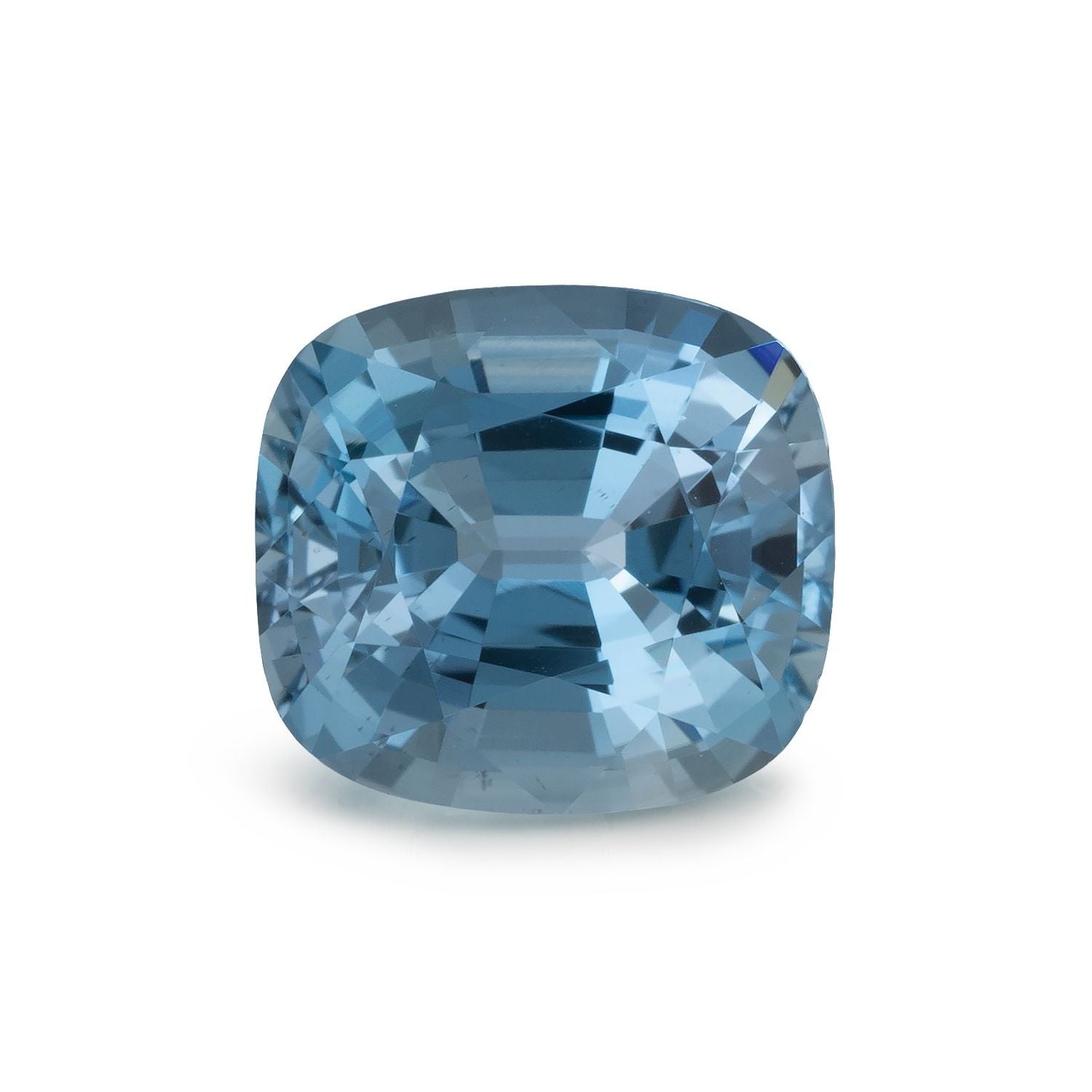 1.41 ct Antique Cushion Natural Natural Aquamarine Aquamarine – Faceted Cut – N/A Certified — Sapphire Row