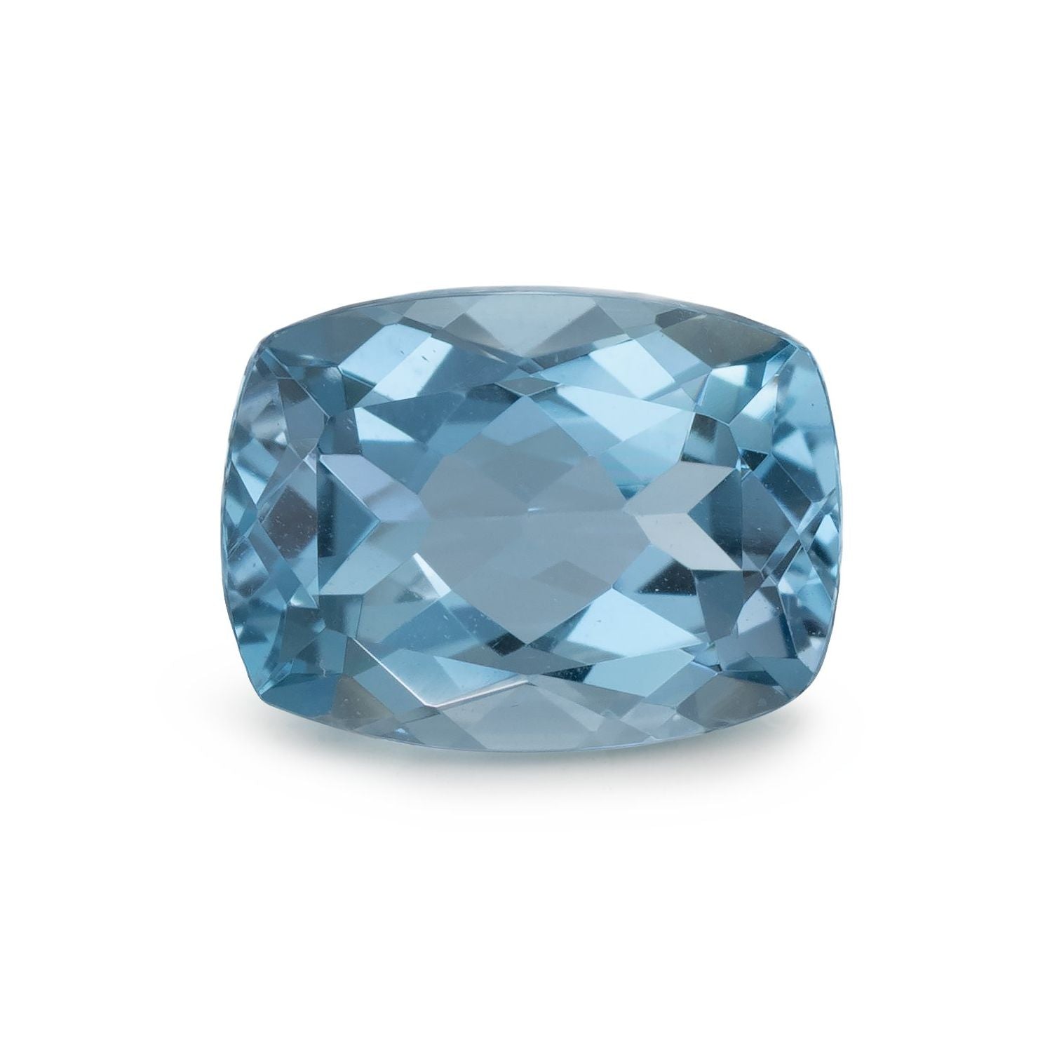 1.32 ct Antique Cushion Natural Natural Aquamarine Aquamarine – Faceted Cut – N/A Certified — Sapphire Row