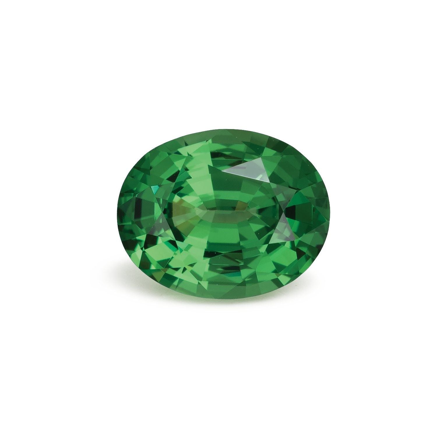 0.89 ct Oval Natural Natural Tsavorite Garnet Tsavorite Garnet – Faceted Cut – N/A Certified — Sapphire Row
