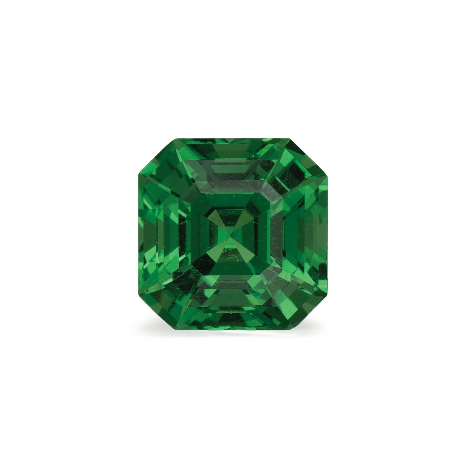 1.03 ct Asscher Natural Natural Tsavorite Garnet Tsavorite Garnet – Step-cut – N/A Certified — Sapphire Row
