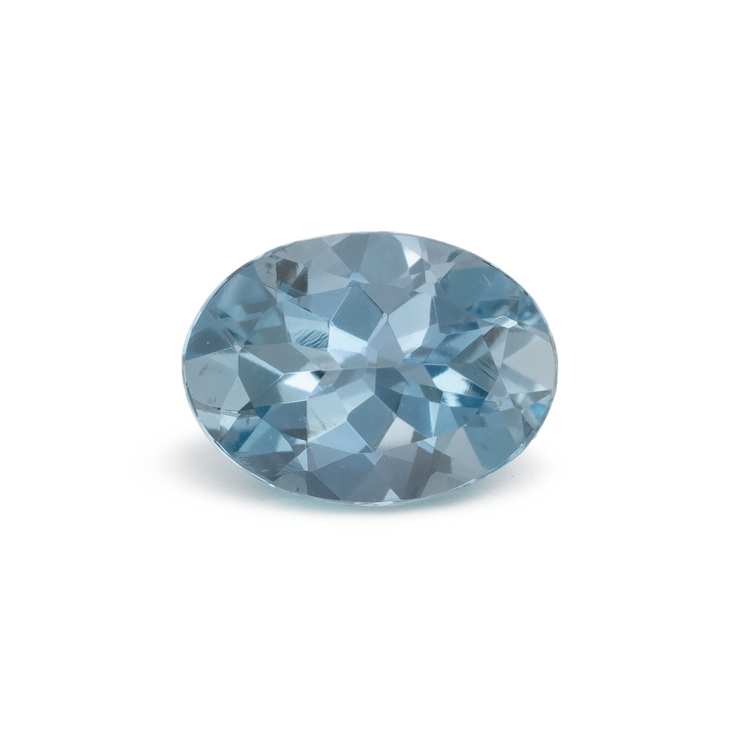 0.70 ct Oval Natural Natural Aquamarine Aquamarine – Faceted Cut – N/A Certified — Sapphire Row