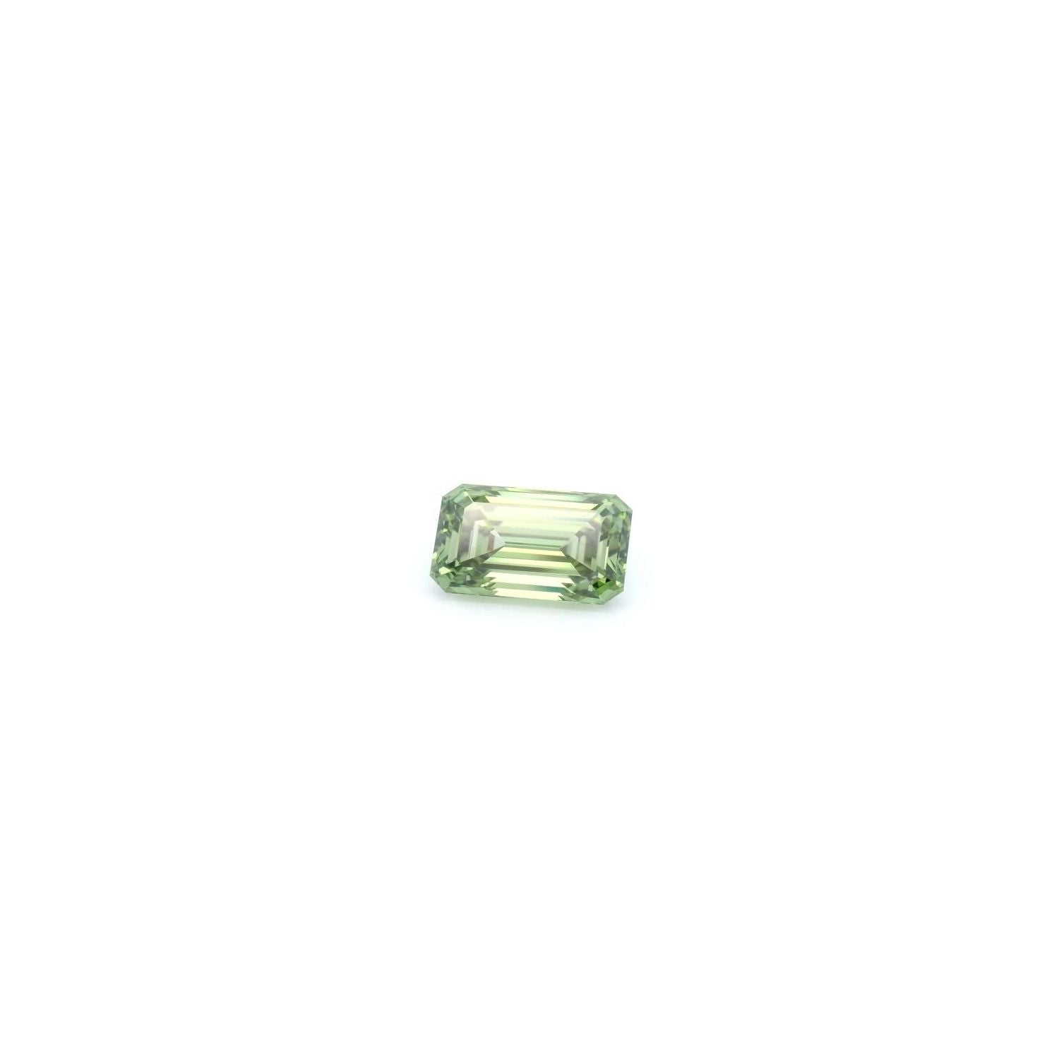 3.08 ct Emerald Lab-Grown Diamond – Fa VVS2 – Step-cut – IGI Certified — Sapphire Row
