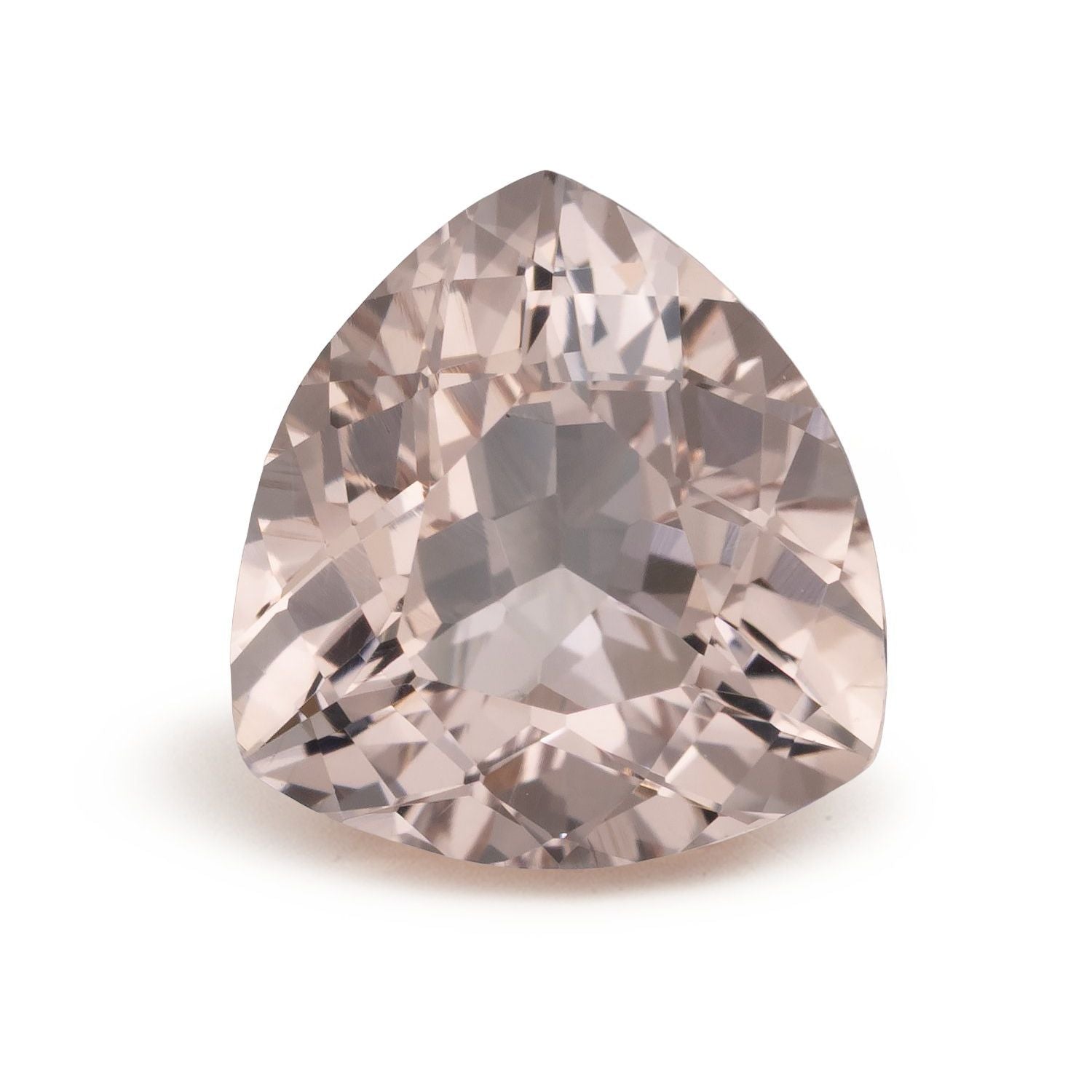 1.93 ct Trillion Natural Natural Morganite Morganite – Faceted Cut – N/A Certified — Sapphire Row