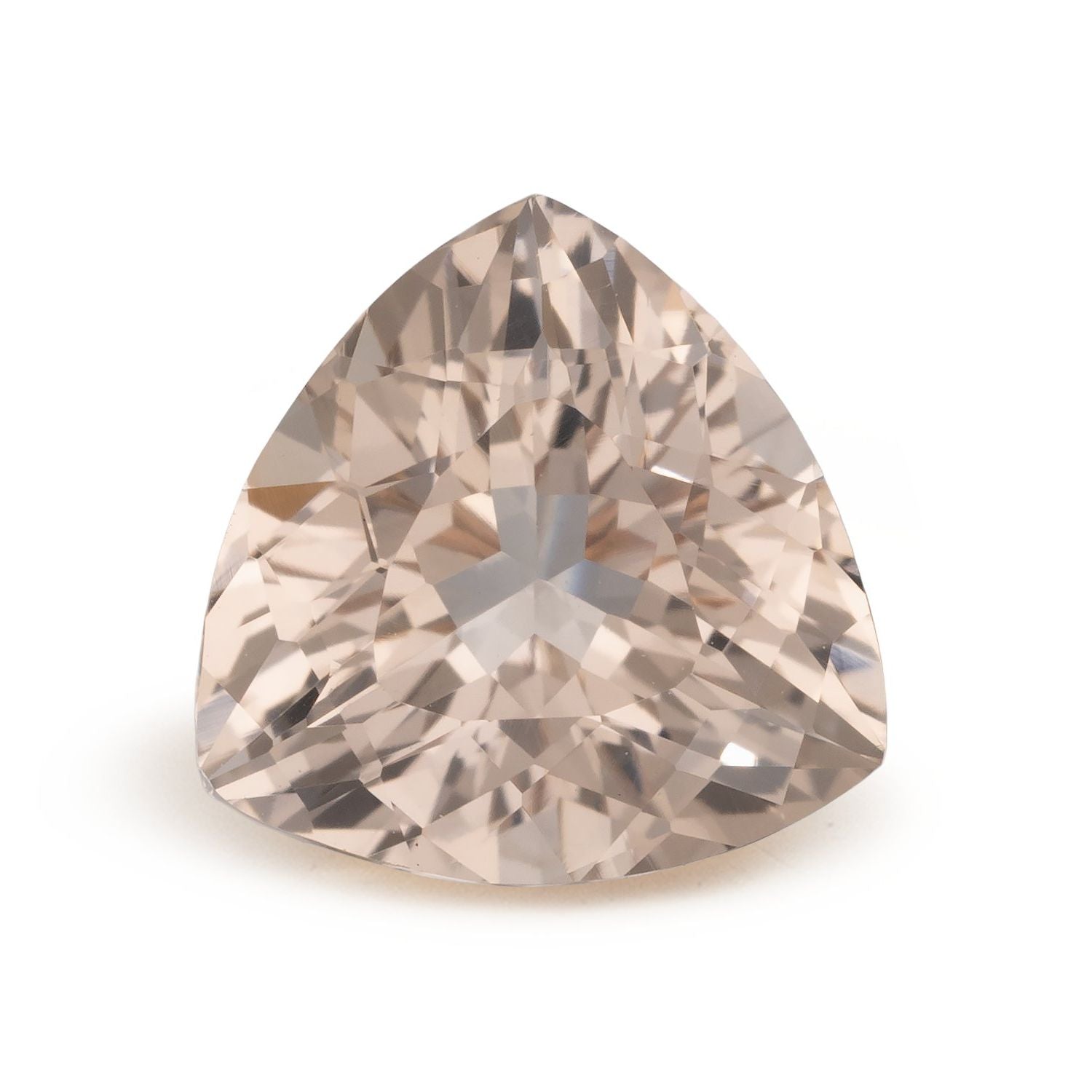 2.04 ct Trillion Natural Natural Morganite Morganite – Faceted Cut – N/A Certified — Sapphire Row