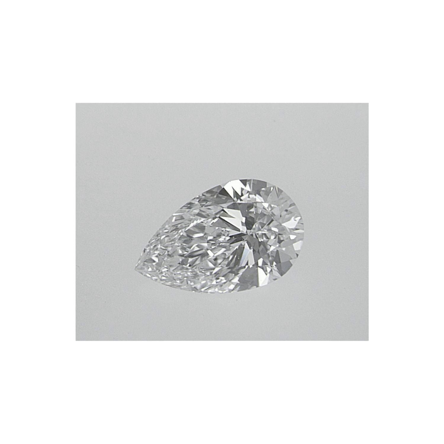 0.54 ct Pear Lab-Grown Diamond – D VS1 – Faceted Cut – IGI Certified — Sapphire Row