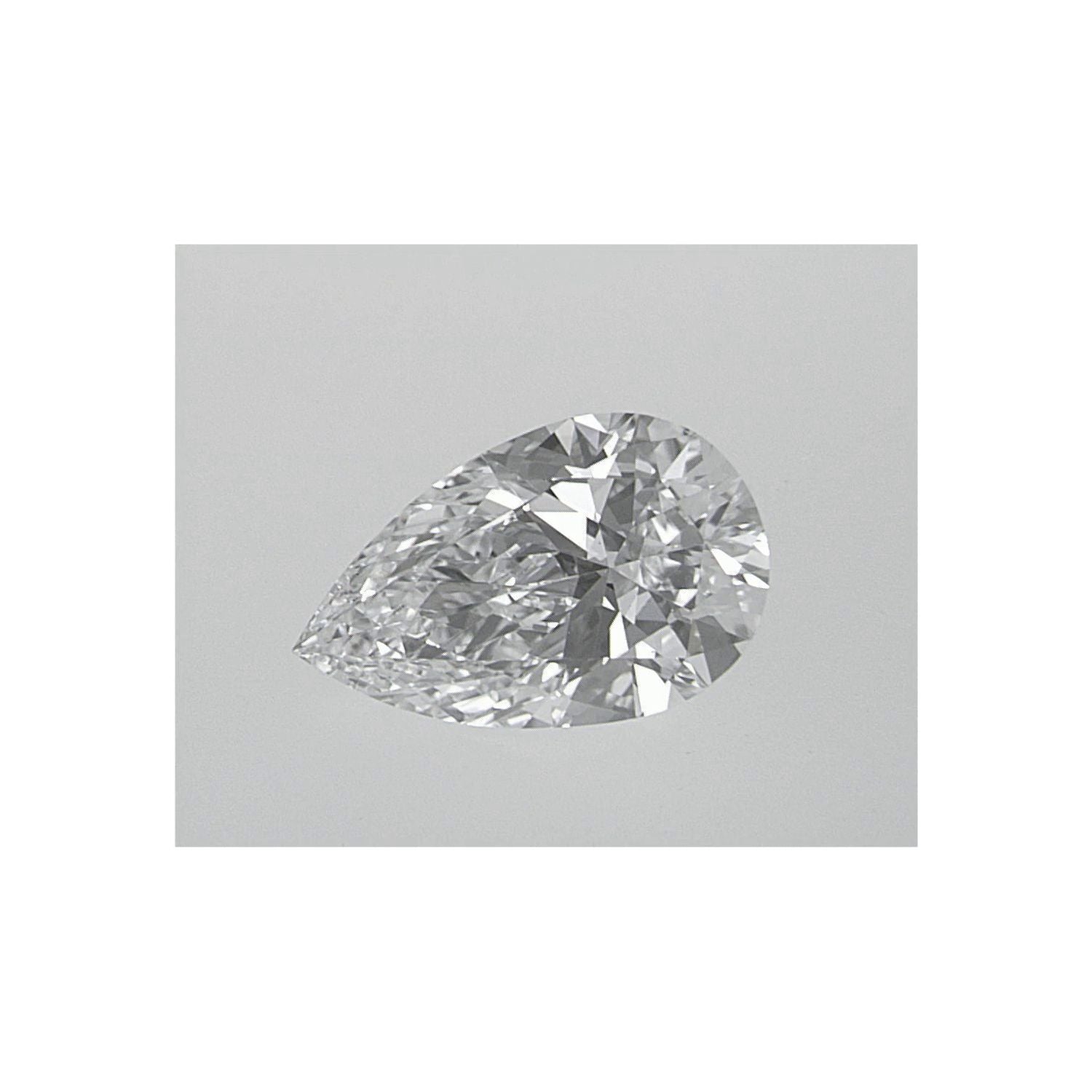 0.76 ct Pear Lab-Grown Diamond – D VS1 – Faceted Cut – IGI Certified — Sapphire Row