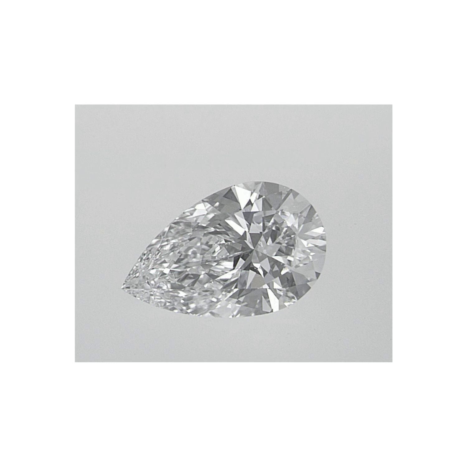 0.77 ct Pear Lab-Grown Diamond – D VVS1 – Faceted Cut – IGI Certified — Sapphire Row