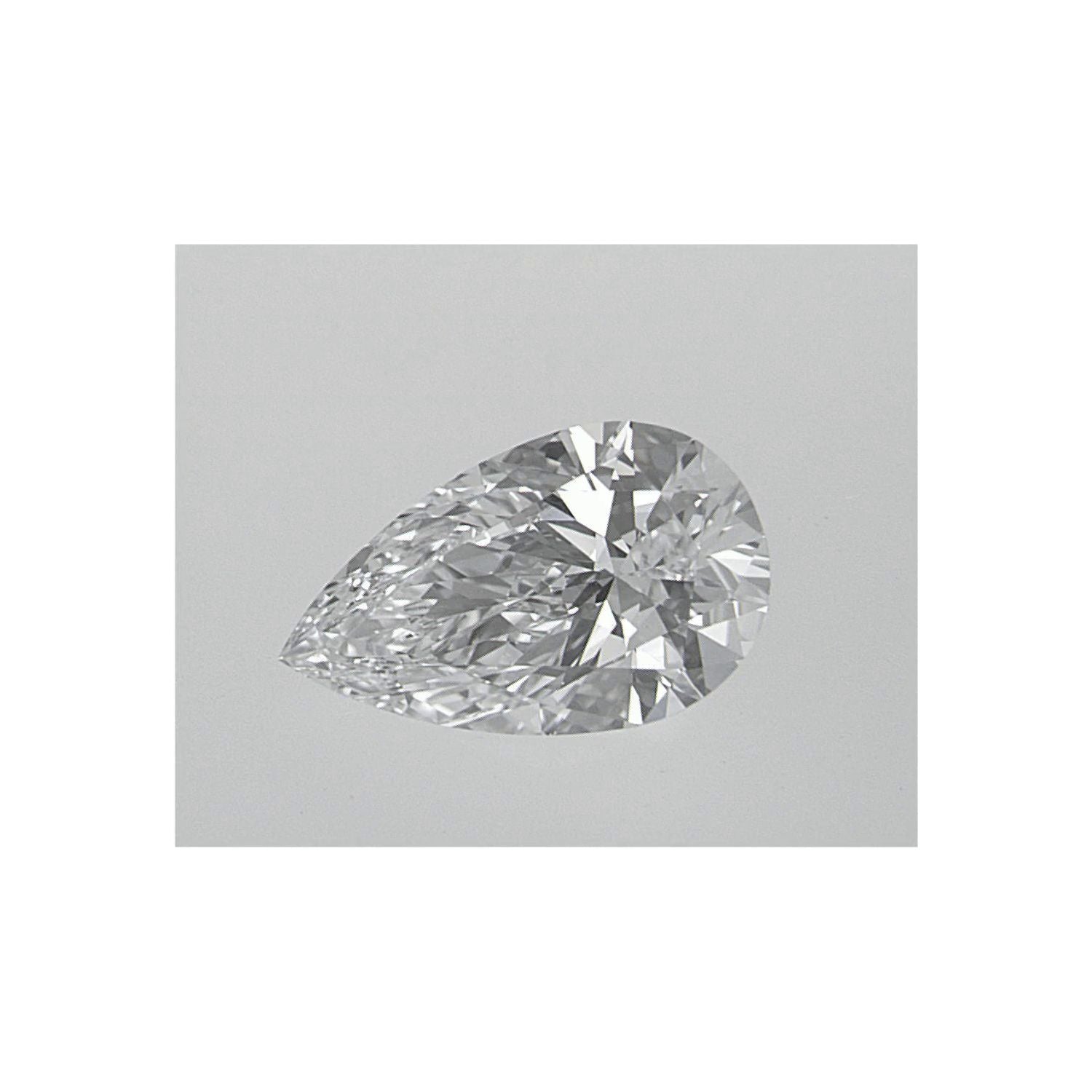 0.79 ct Pear Lab-Grown Diamond – D VS1 – Faceted Cut – IGI Certified — Sapphire Row