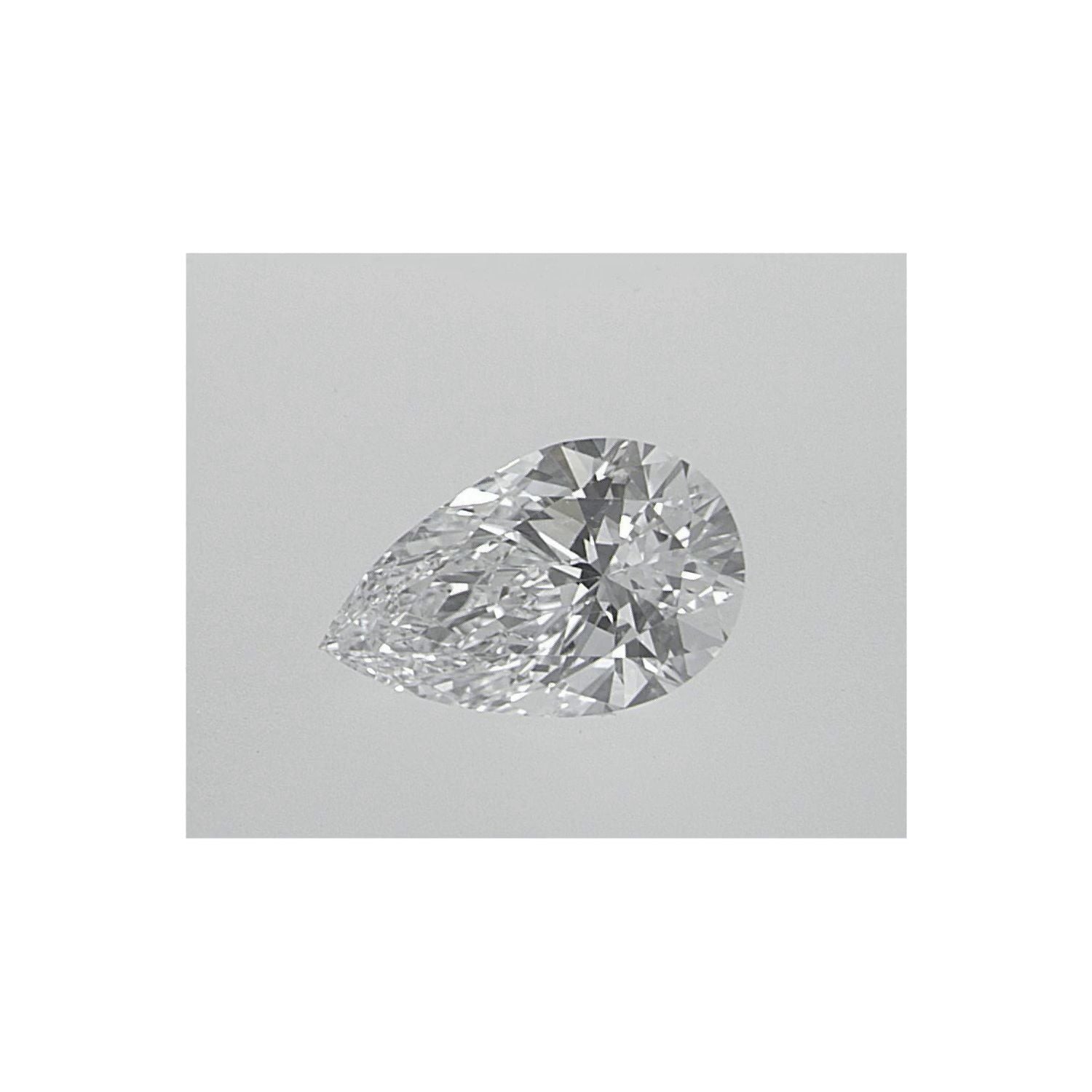 0.55 ct Pear Lab-Grown Diamond – D VVS1 – Faceted Cut – IGI Certified — Sapphire Row