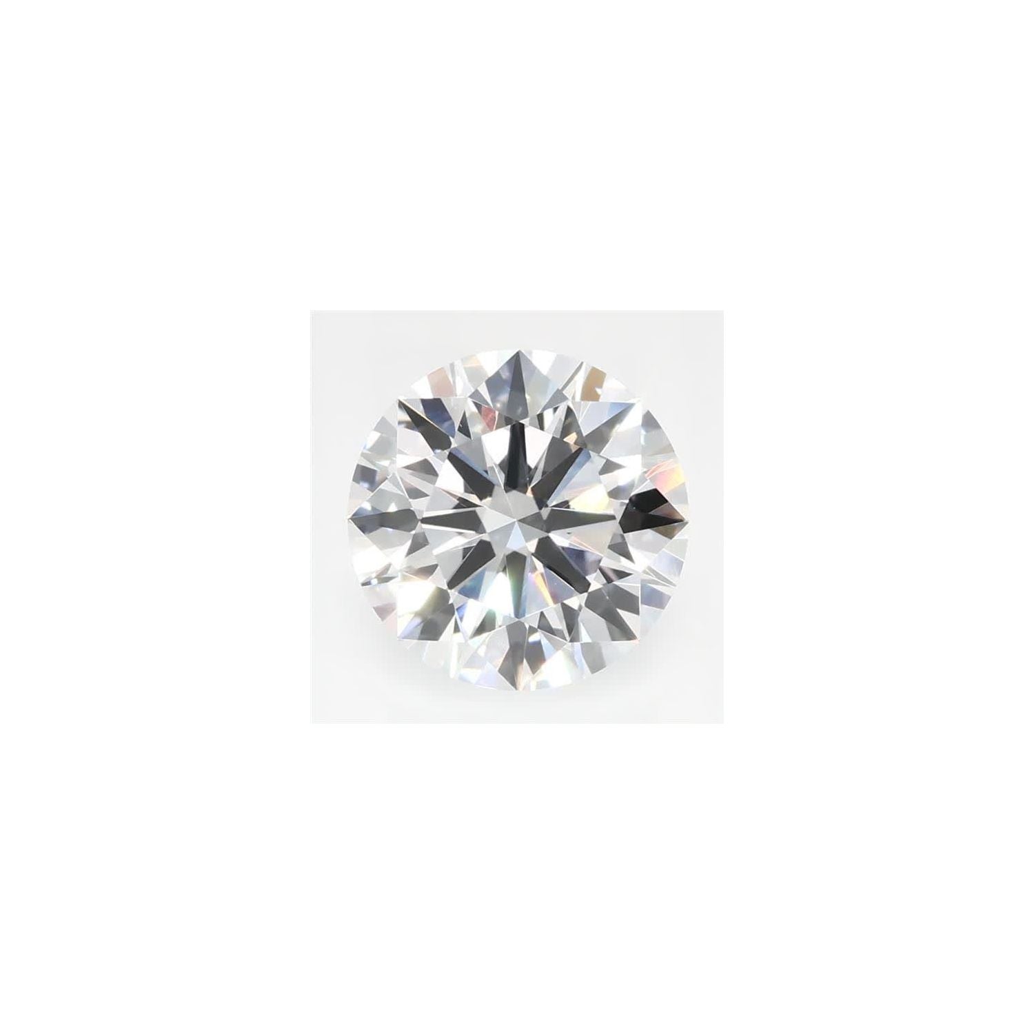 1.35 ct Round Lab-Grown Diamond – E VVS2 – Faceted Cut – GCAL Certified — Sapphire Row