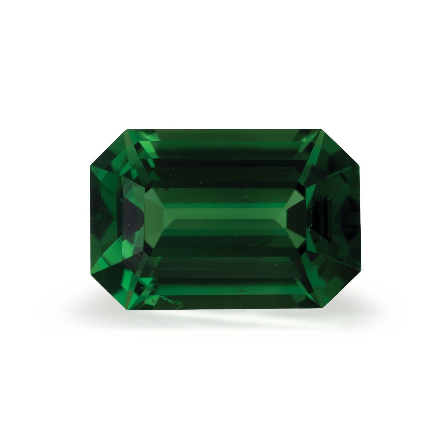 1.46 ct Emerald Natural Natural Tourmaline Tourmaline – Step-cut – N/A Certified — Sapphire Row