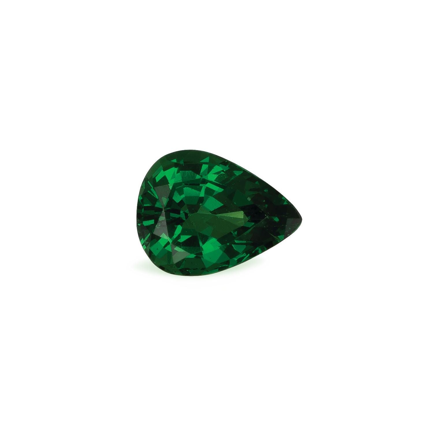 1.17 ct Pear Natural Natural Tsavorite Garnet Tsavorite Garnet – Faceted Cut – N/A Certified — Sapphire Row
