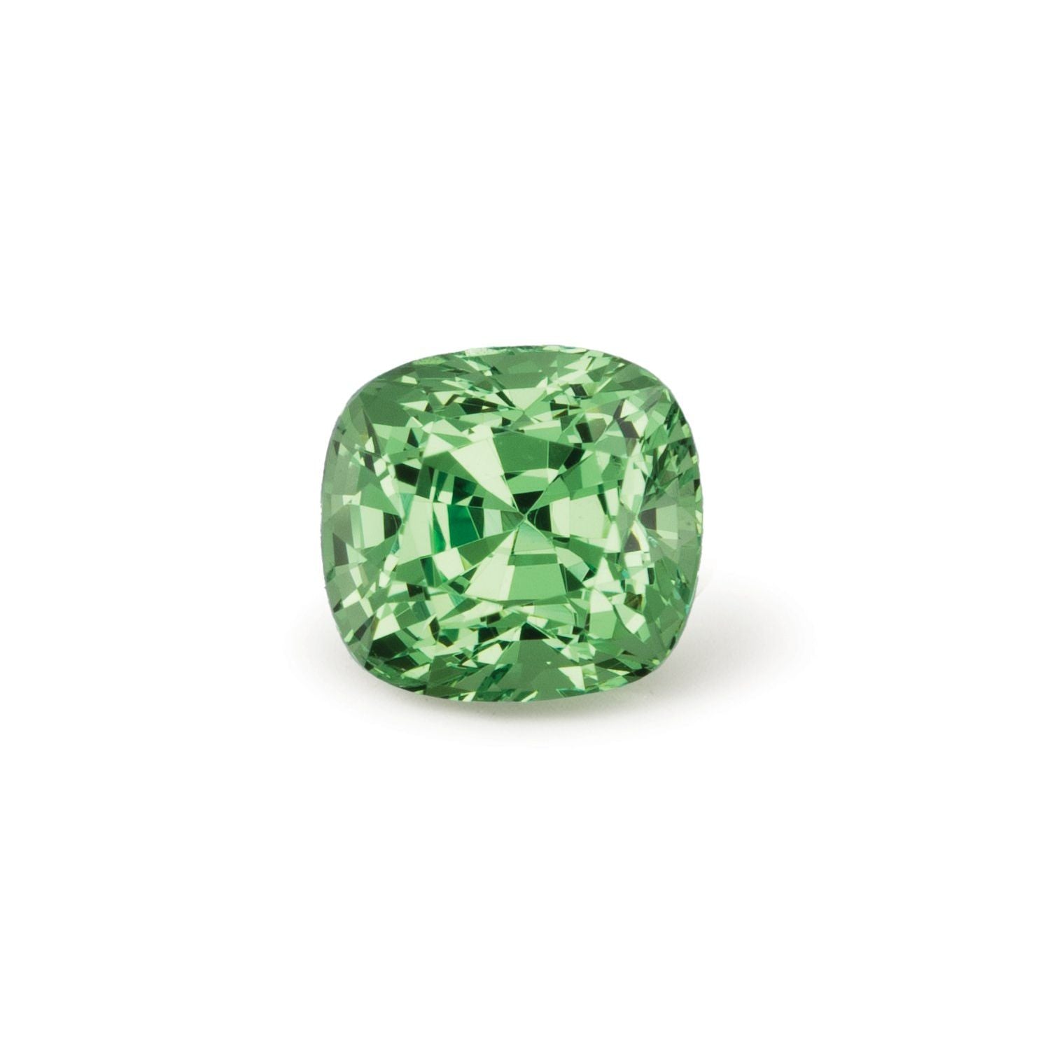 2.09 ct Antique Cushion Natural Natural Tsavorite Garnet Tsavorite Garnet – Faceted Cut – N/A Certified — Sapphire Row