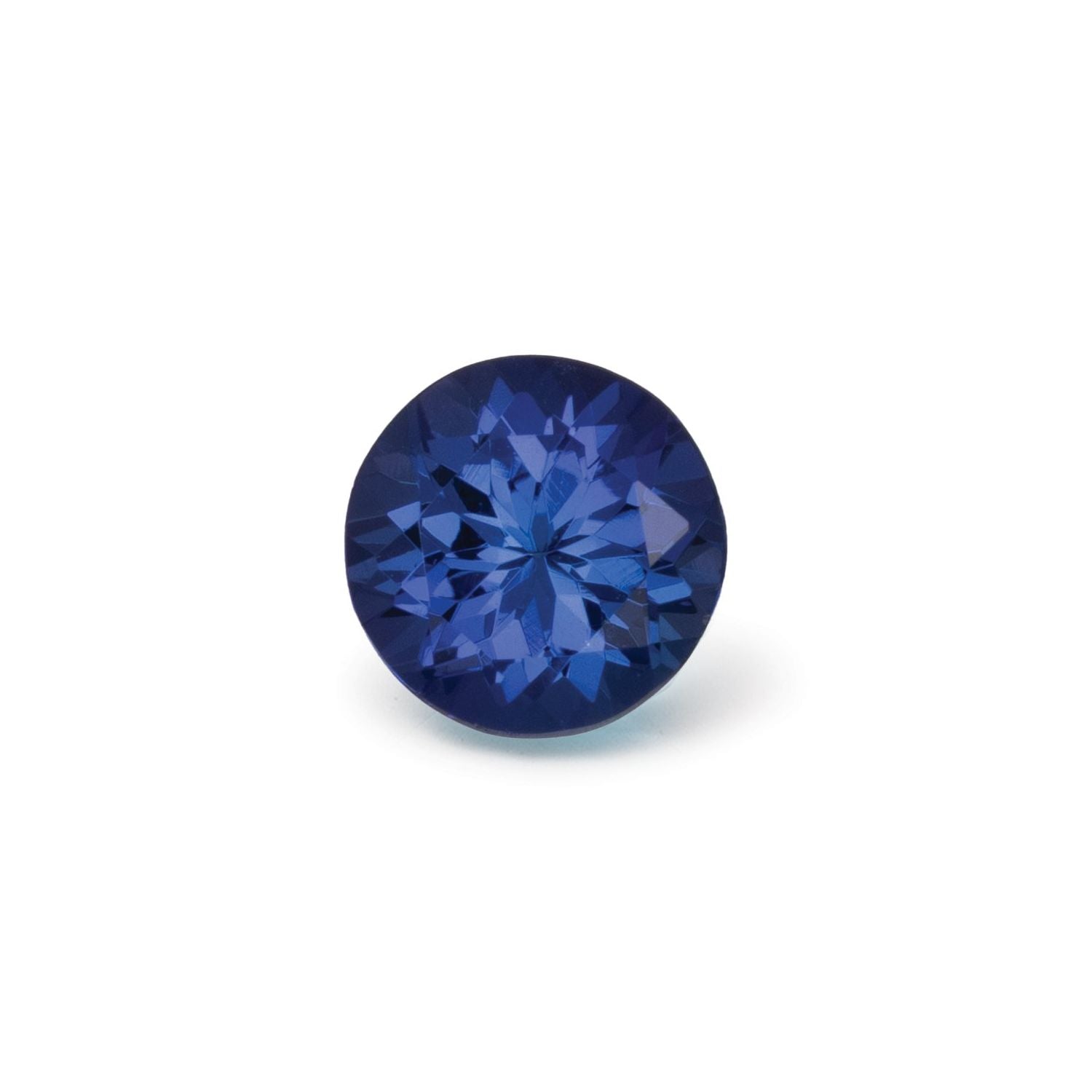 1.45 ct Round Natural Natural Tanzanite Tanzanite – Faceted Cut – N/A Certified — Sapphire Row