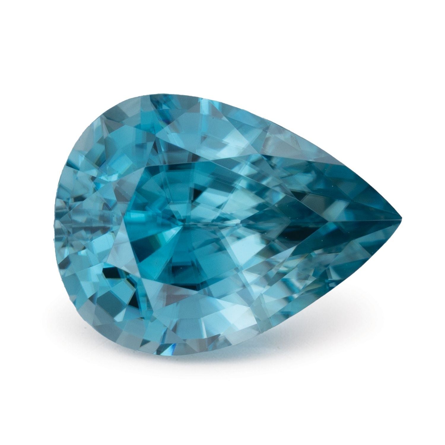5.02 ct Pear Natural Natural Zircon Zircon – Faceted Cut – N/A Certified — Sapphire Row