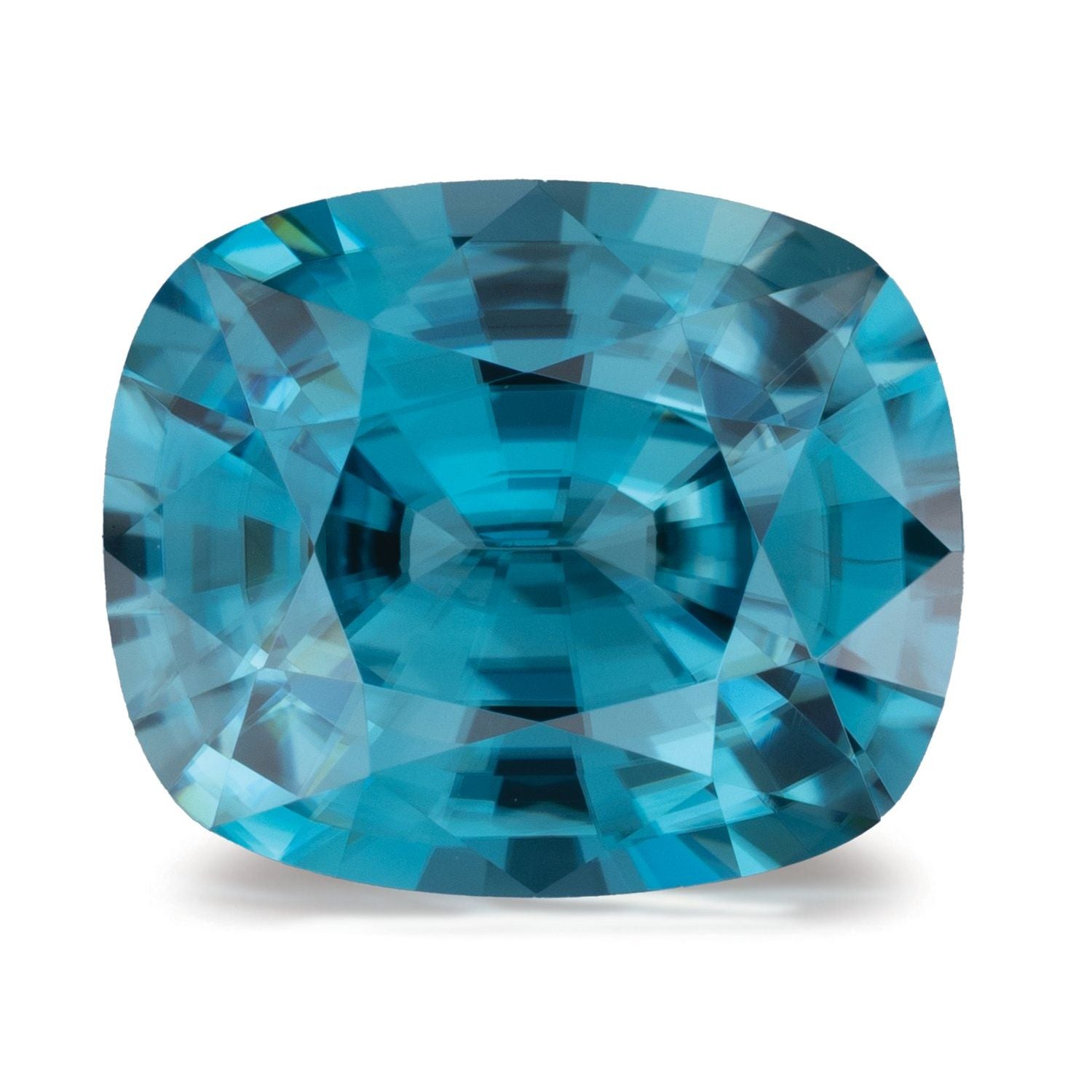 5.97 ct Antique Cushion Natural Natural Zircon Zircon – Faceted Cut – N/A Certified — Sapphire Row