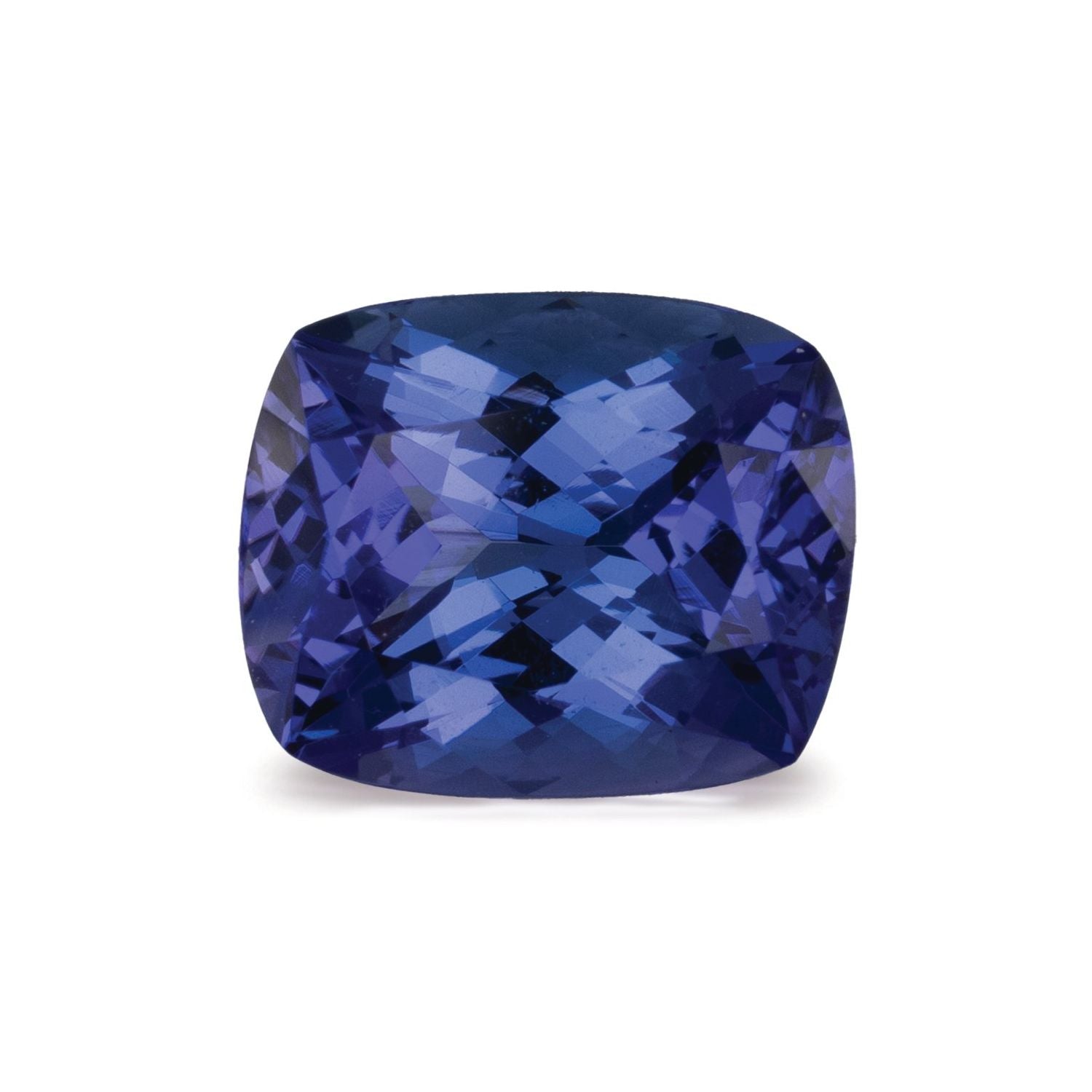 4.96 ct Antique Cushion Natural Natural Tanzanite Tanzanite – Faceted Cut – N/A Certified — Sapphire Row
