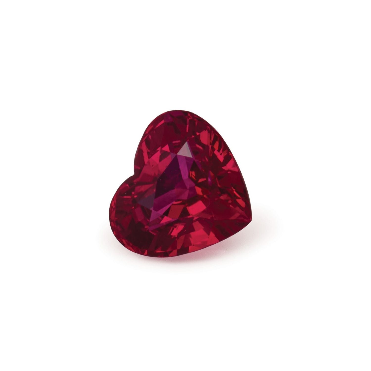 2.10 ct Heart Natural Natural Ruby Ruby – Faceted Cut – N/A Certified — Sapphire Row