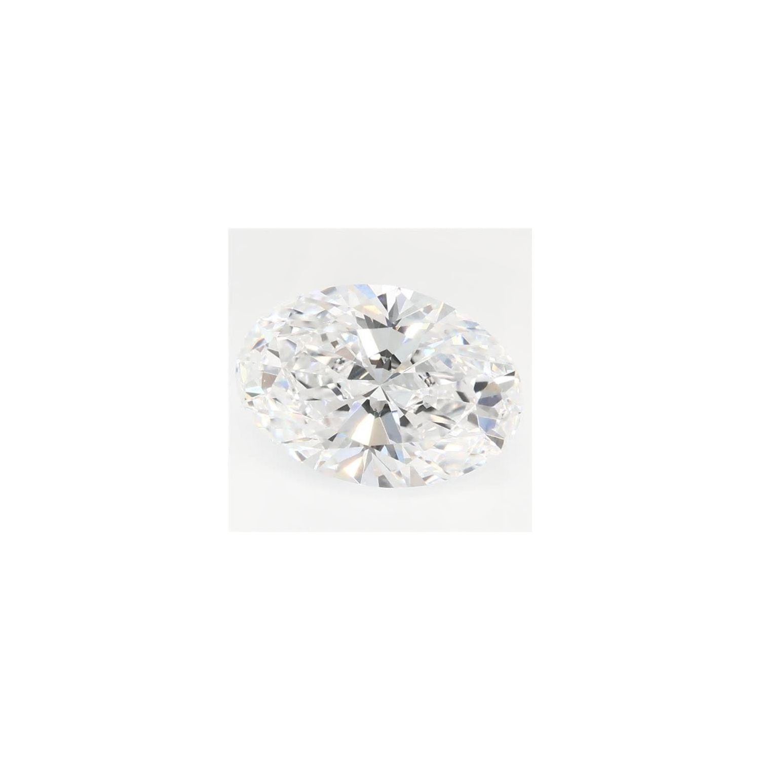 1.34 ct Oval Lab-Grown Diamond – D VVS2 – Faceted Cut – GCAL Certified — Sapphire Row