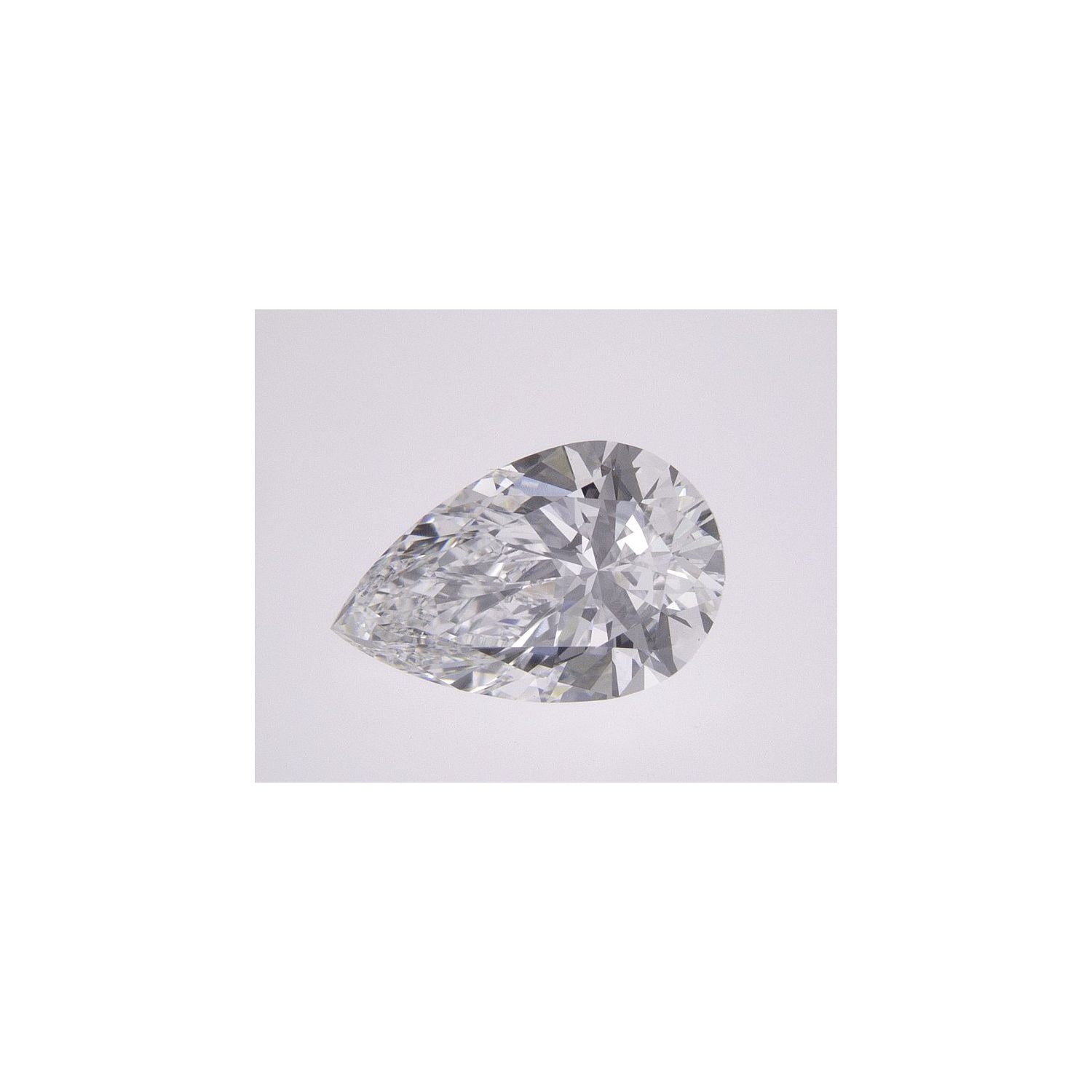 1.58 ct Pear Lab-Grown Diamond – D VVS2 – Faceted Cut – IGI Certified — Sapphire Row