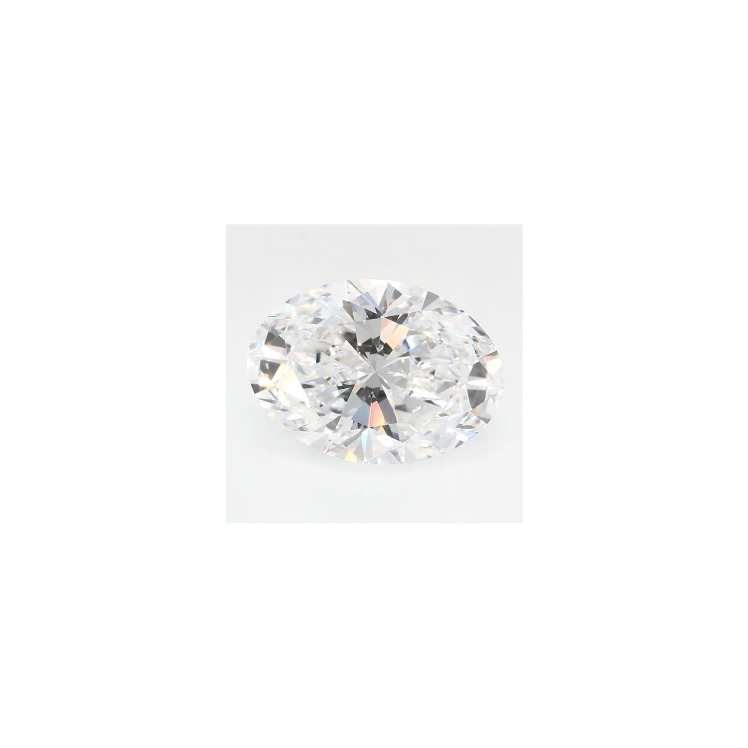 2.04 ct Oval Lab-Grown Diamond – D IF – Faceted Cut – GCAL Certified — Sapphire Row