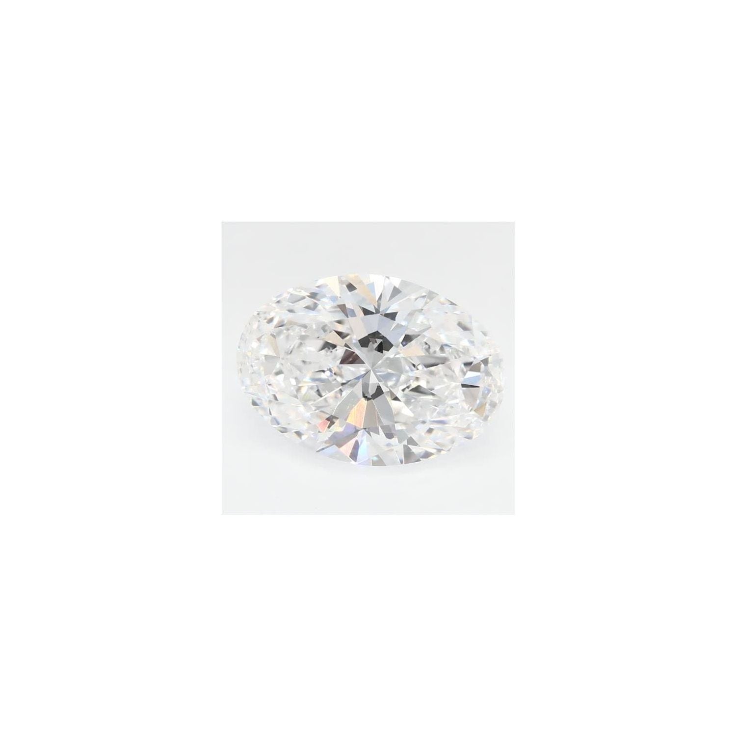 2.07 ct Oval Lab-Grown Diamond – D VVS2 – Faceted Cut – GCAL Certified — Sapphire Row