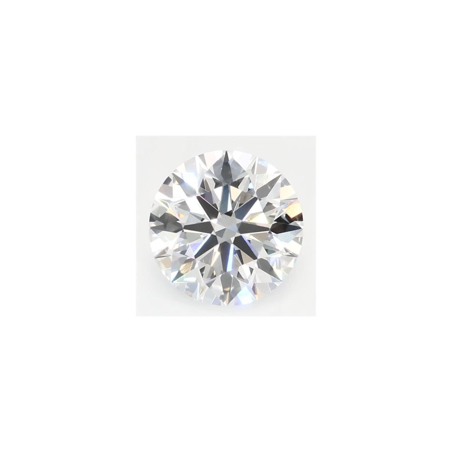 0.89 ct Round Lab-Grown Diamond – E VVS2 – Faceted Cut – GCAL Certified — Sapphire Row