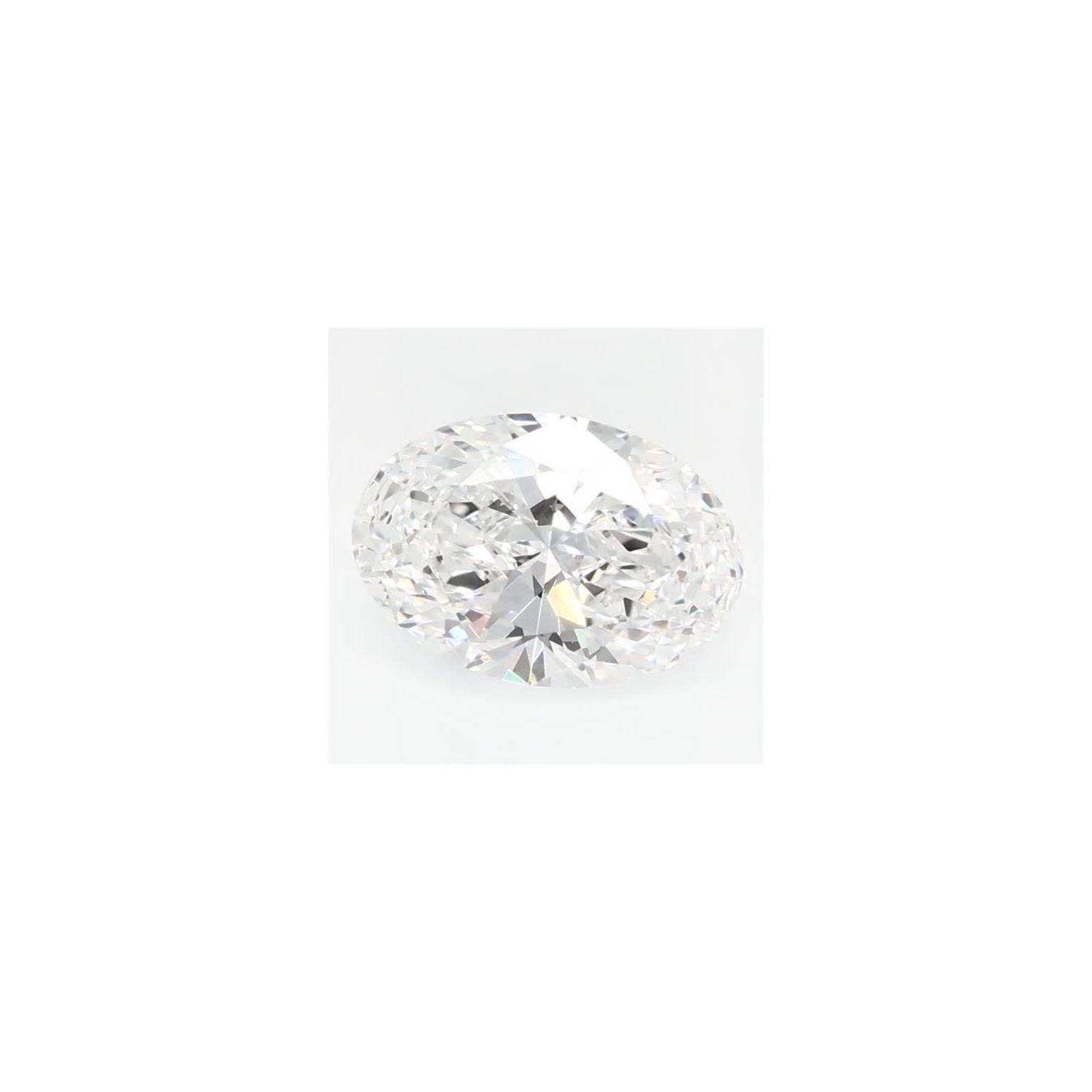 0.71 ct Oval Lab-Grown Diamond – D VVS2 – Faceted Cut – GCAL Certified — Sapphire Row