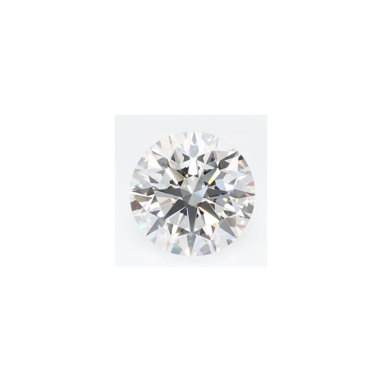 4.24 ct Round Lab-Grown Diamond – F VVS2 – Faceted Cut – GCAL Certified — Sapphire Row