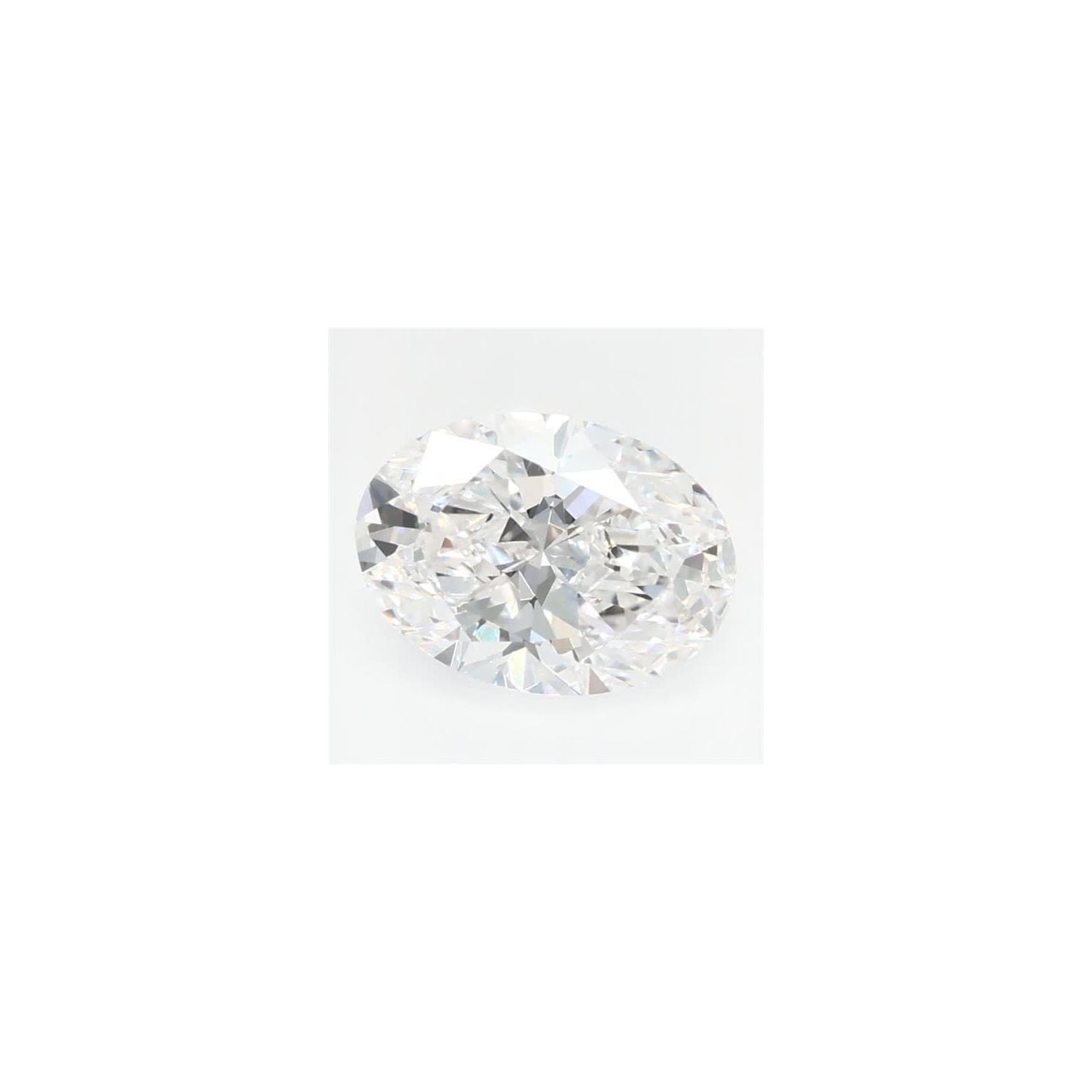 0.77 ct Oval Lab-Grown Diamond – D VVS2 – Faceted Cut – GCAL Certified — Sapphire Row