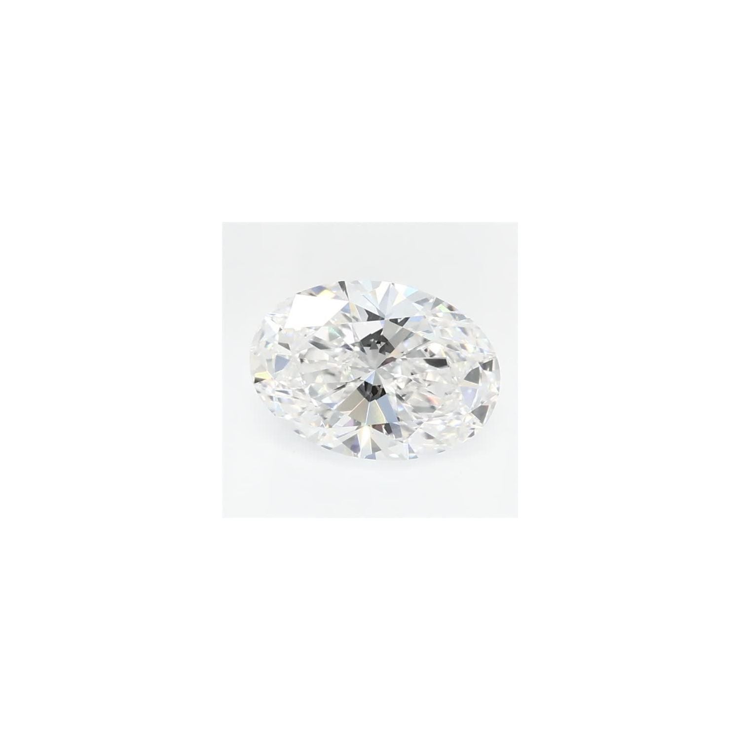 0.77 ct Oval Lab-Grown Diamond – D VVS2 – Faceted Cut – GCAL Certified — Sapphire Row