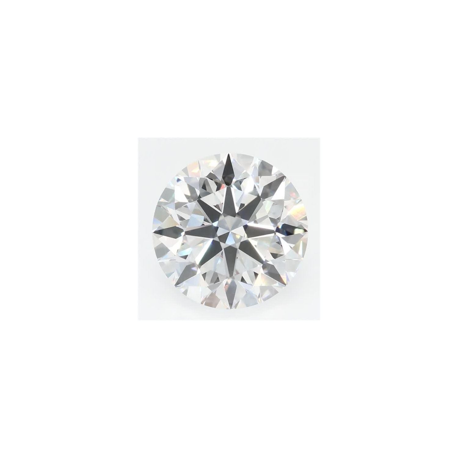 4.06 ct Round Lab-Grown Diamond – F VVS2 – Faceted Cut – GCAL Certified — Sapphire Row