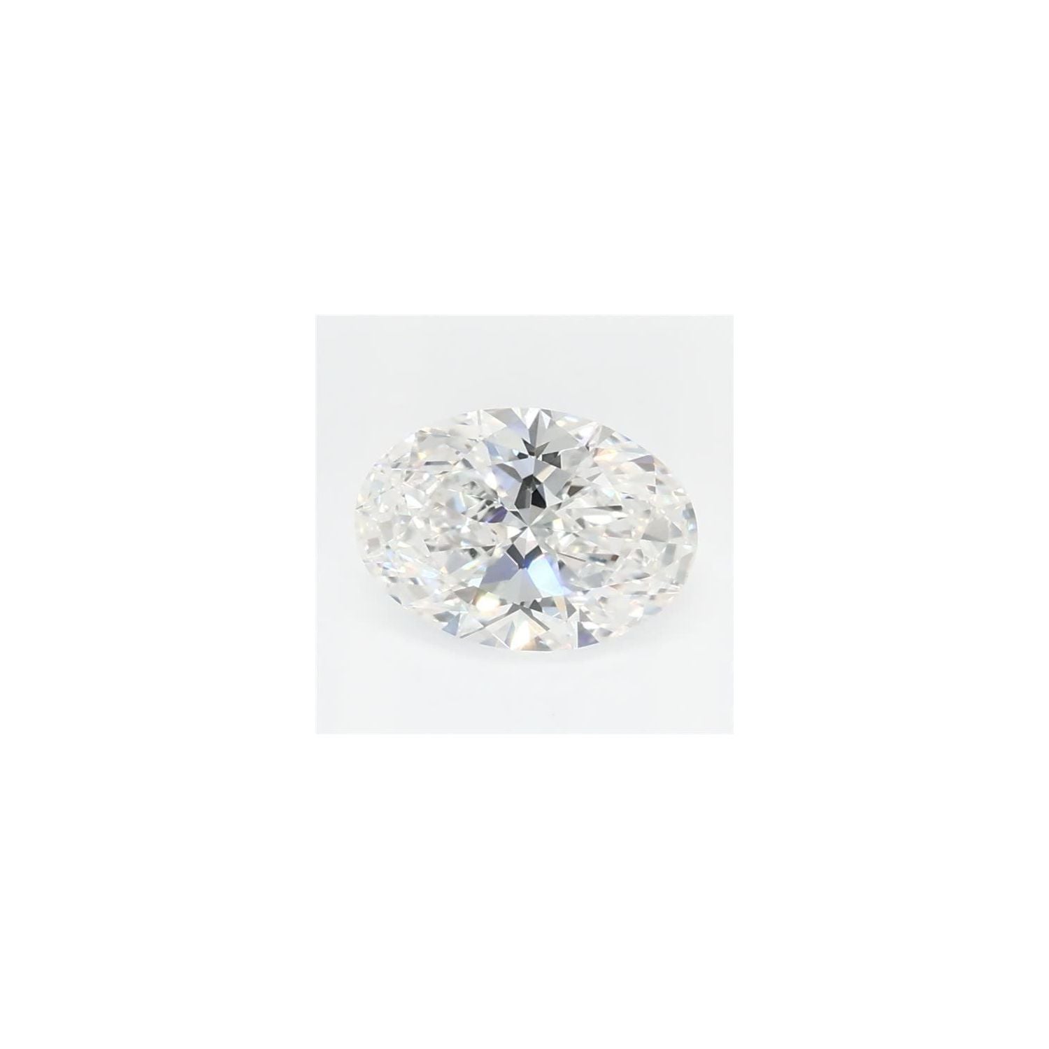 0.77 ct Oval Lab-Grown Diamond – E VVS2 – Faceted Cut – GCAL Certified — Sapphire Row